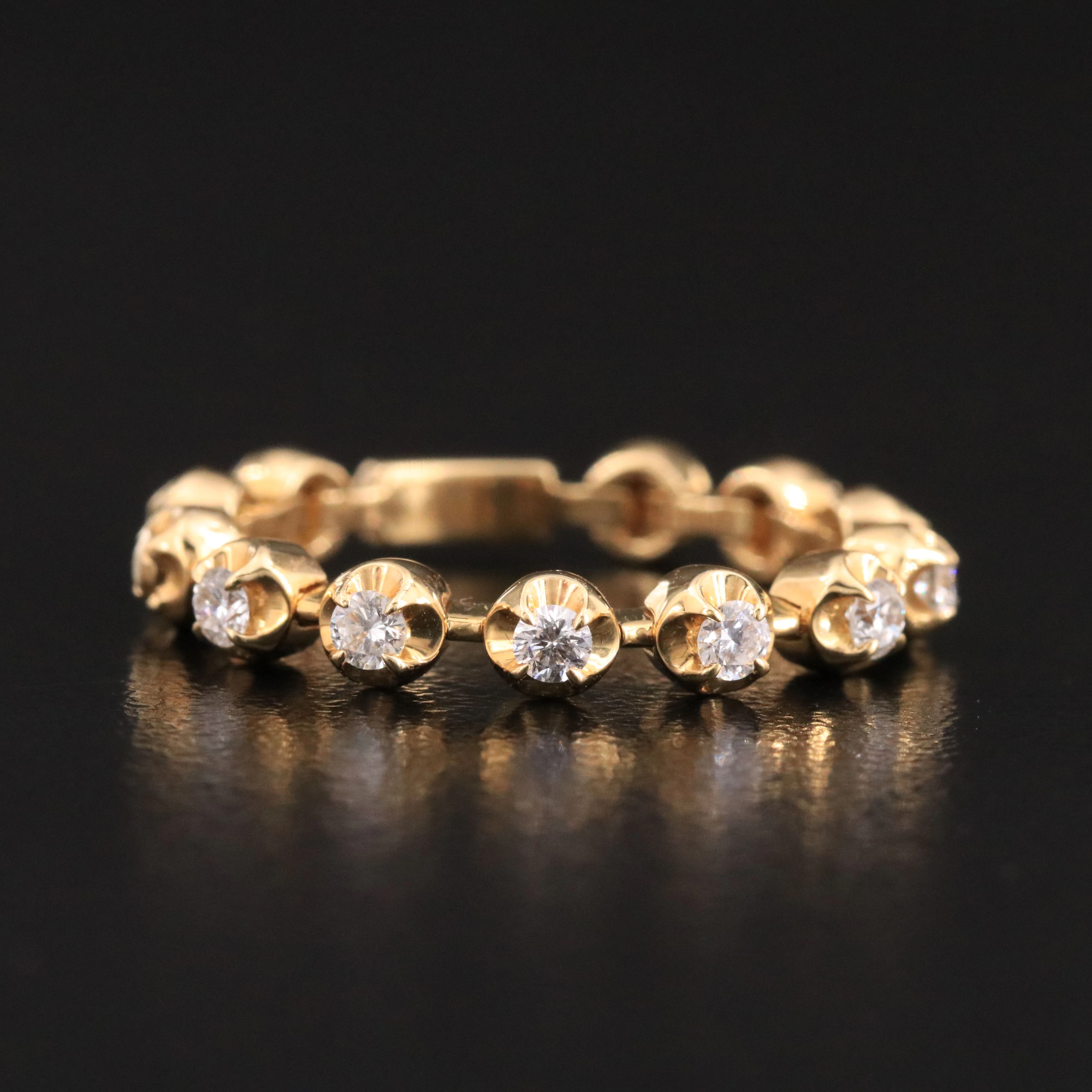 18K 0.24 CTW Diamond Flex Ring