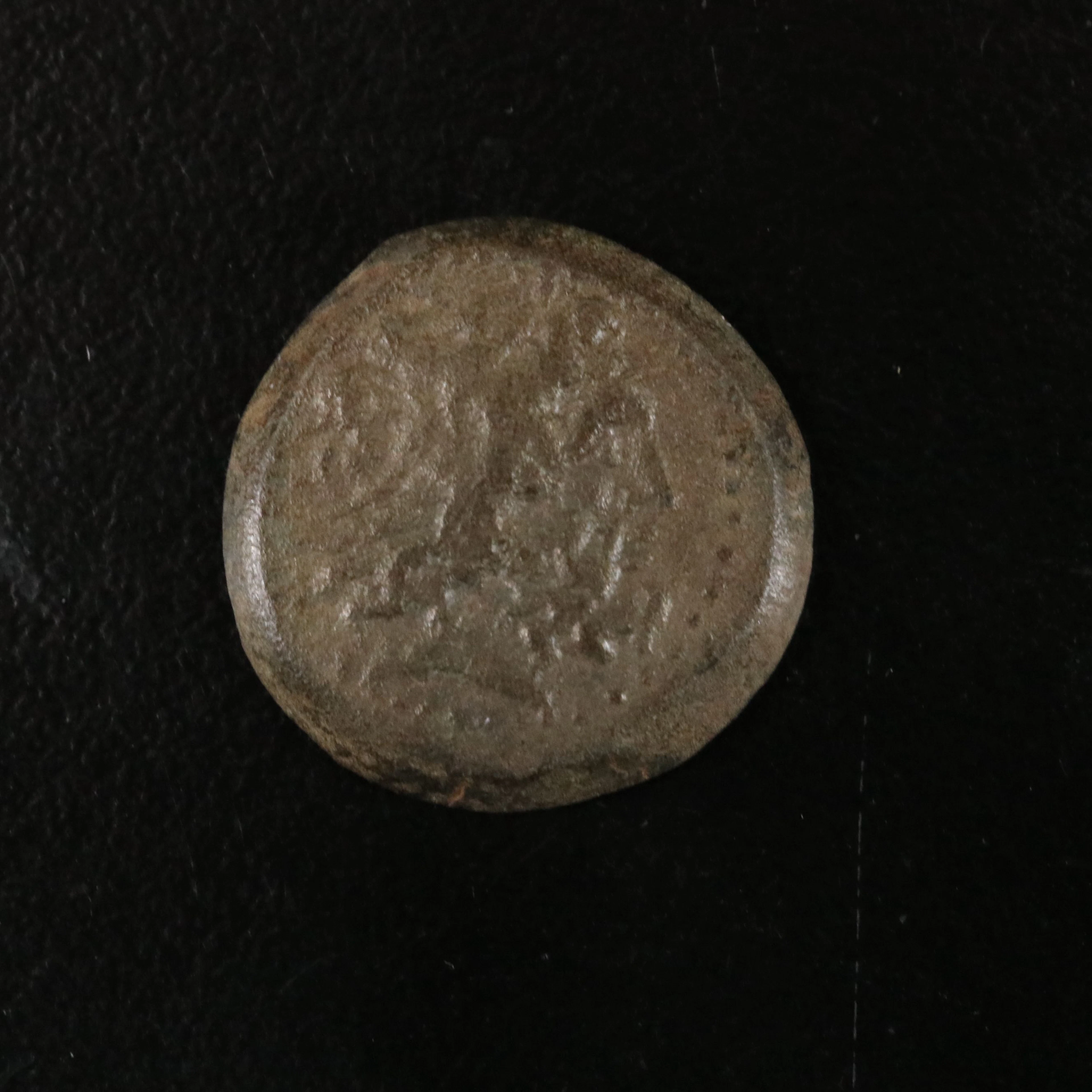Ancient Ptolemaic Kingdom Æ Dichalkon Coin of Ptolemy III, ca. 240 B.C.