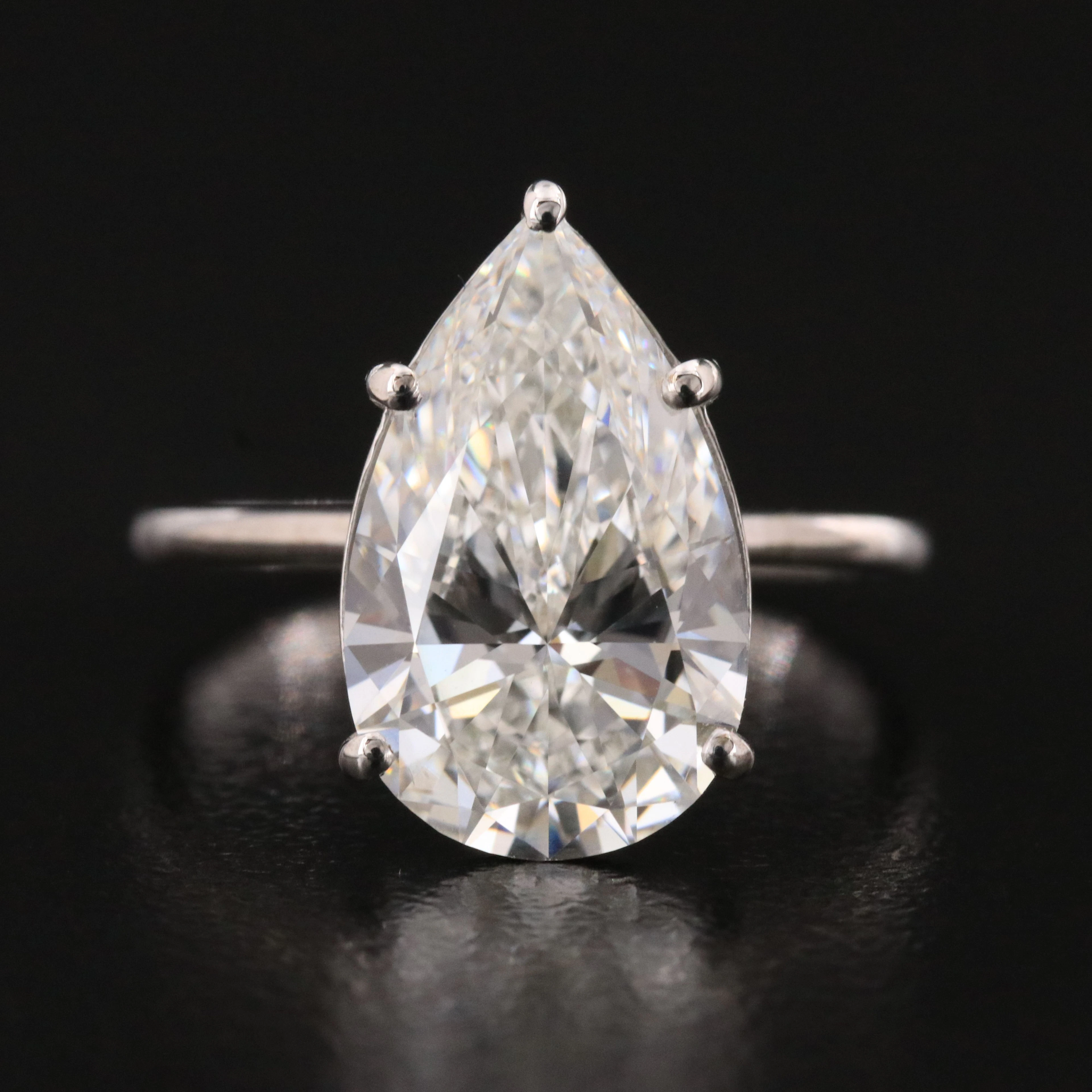 14K 4.52 CT Lab Grown Diamond Ring with IGI Report