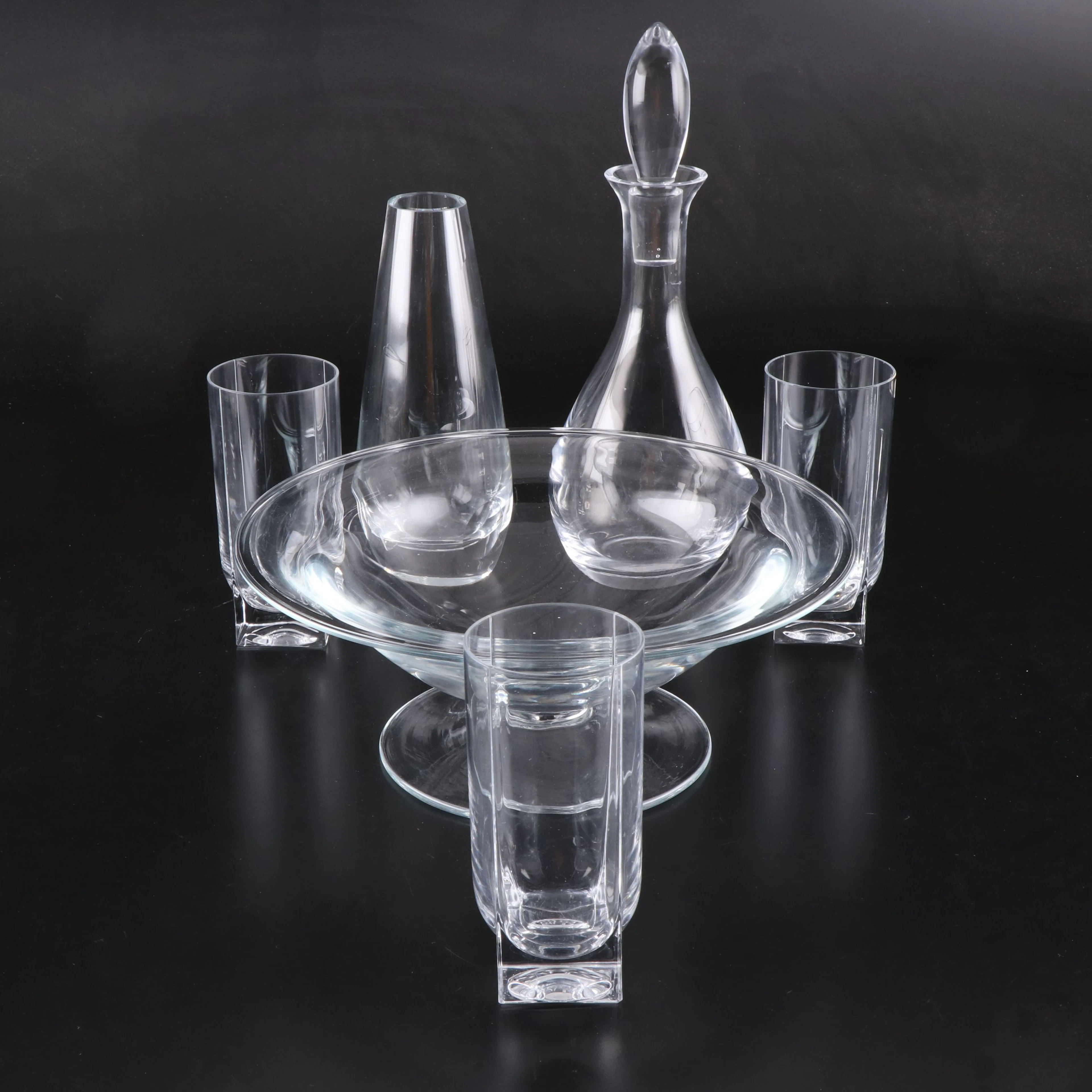 Iittala "Geo" Tumblers, Rosenthal Decanter and More Glass Tableware