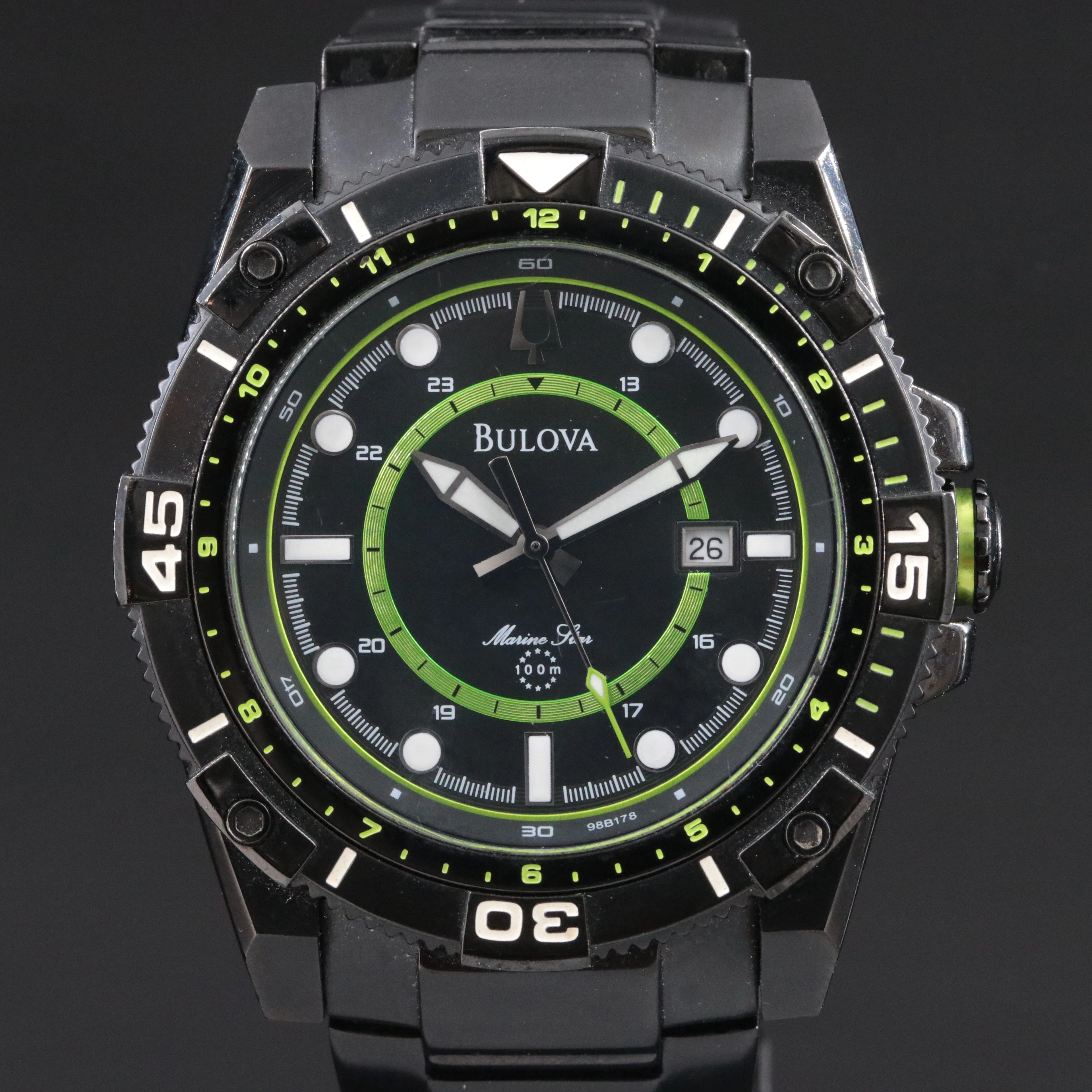 Bulova Marine Star Ion Plated Quartz Watch