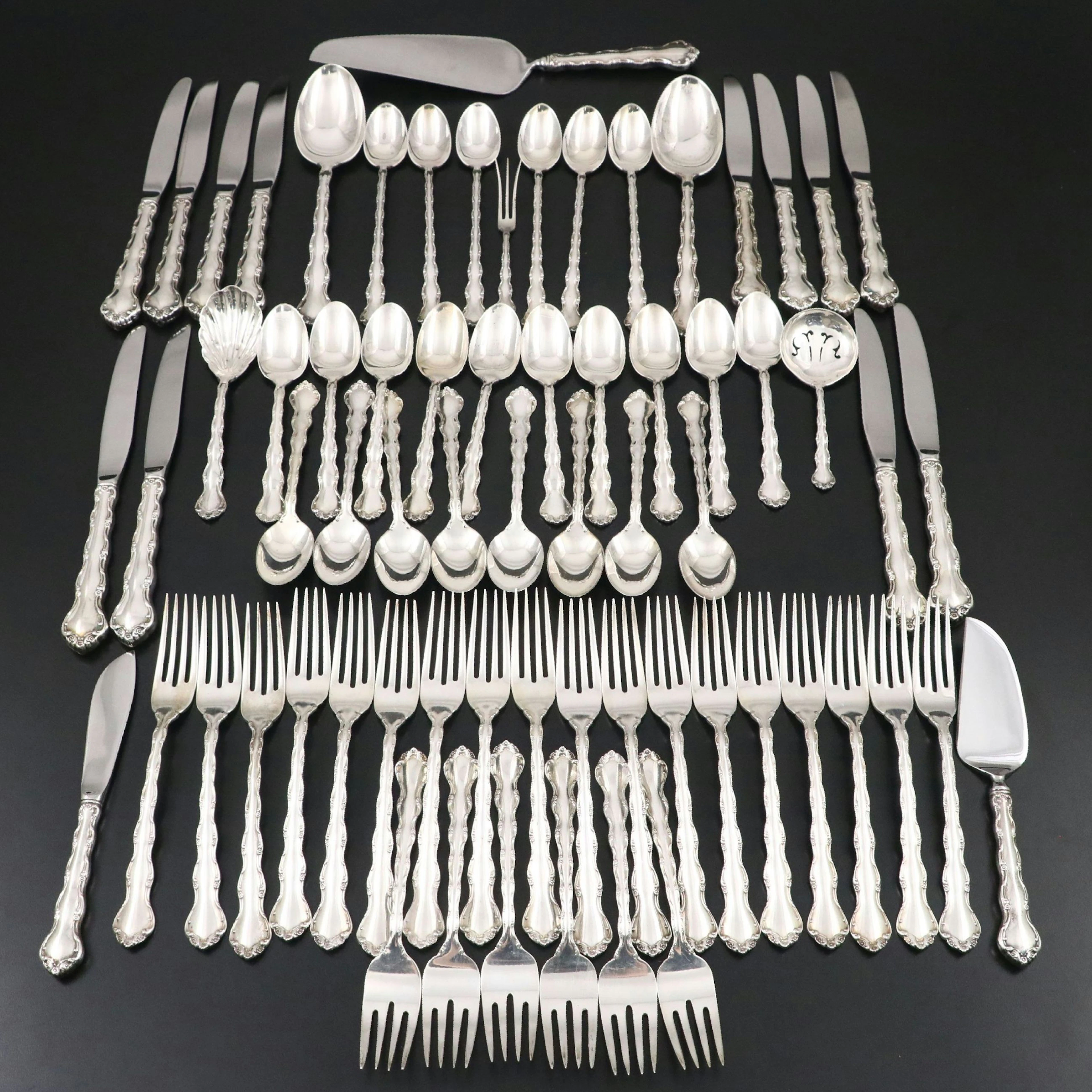 Reed & Barton "Tara" Sterling Silver Flatware and Serving Utensils, 1955-2011