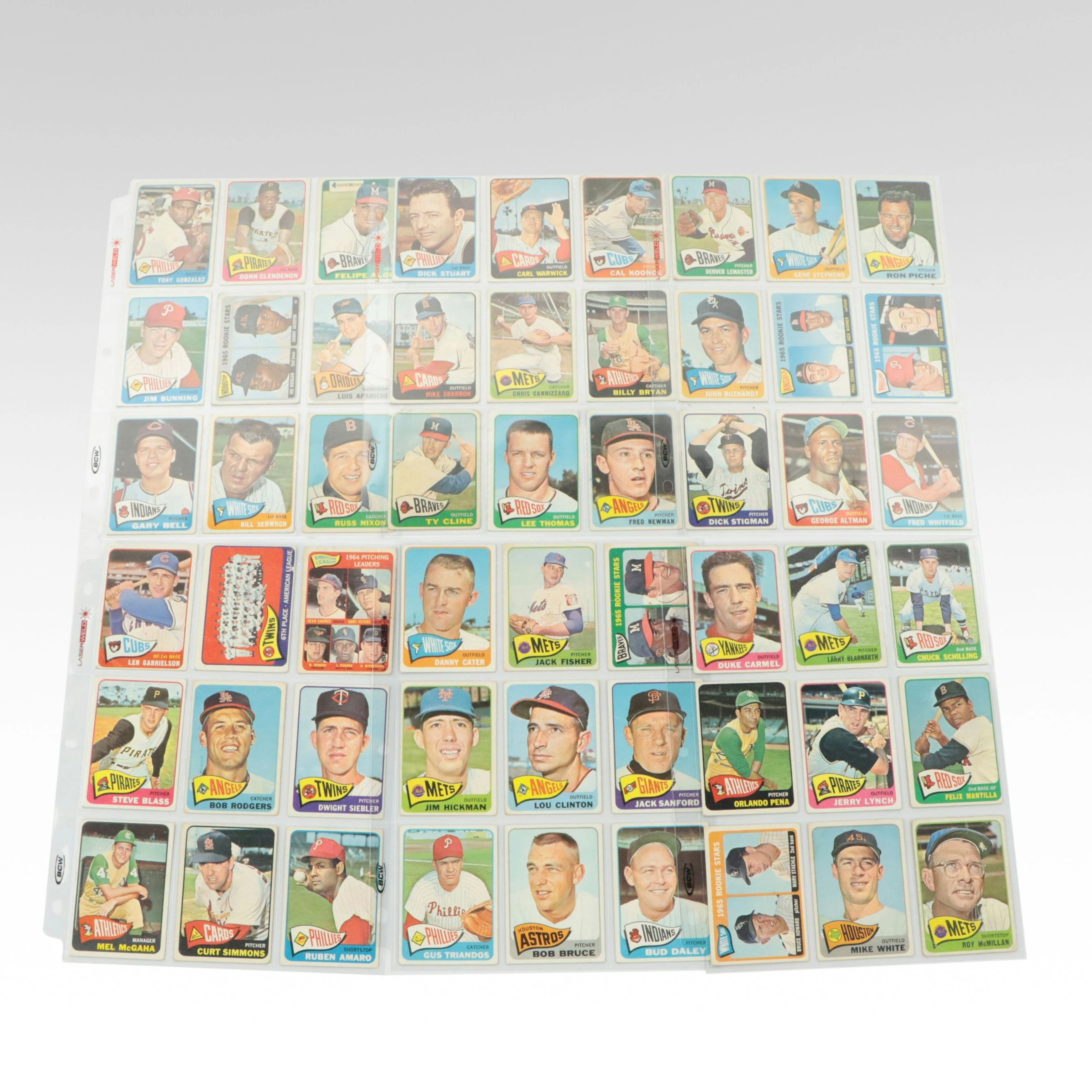 1965 Topps Baseball Cards Featuring Joe Morgan Rookie and More