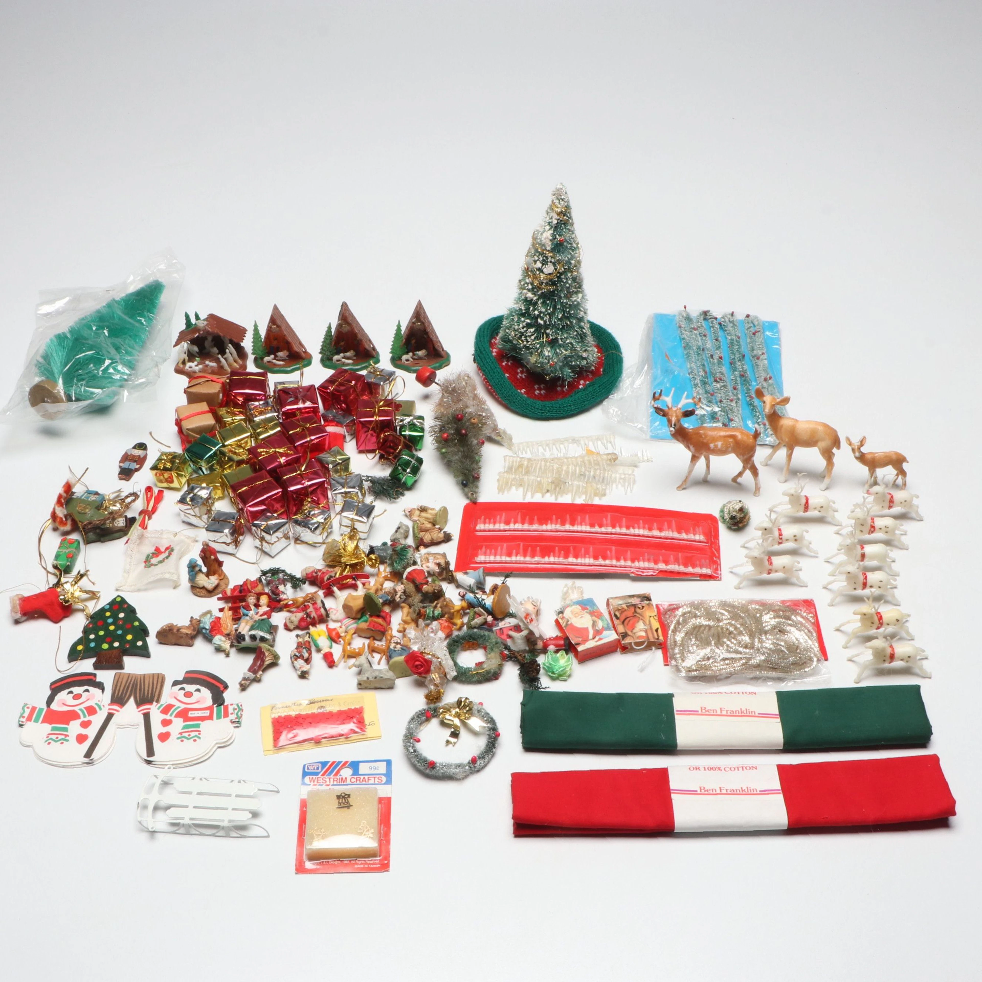 Bottlebrush Trees, Nativities and Other Christmas Décor