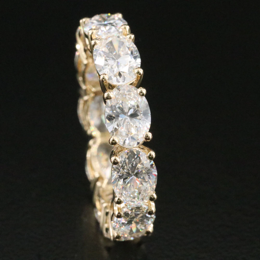 14K 6.56 CTW Lab Grown Diamond Eternity Band
