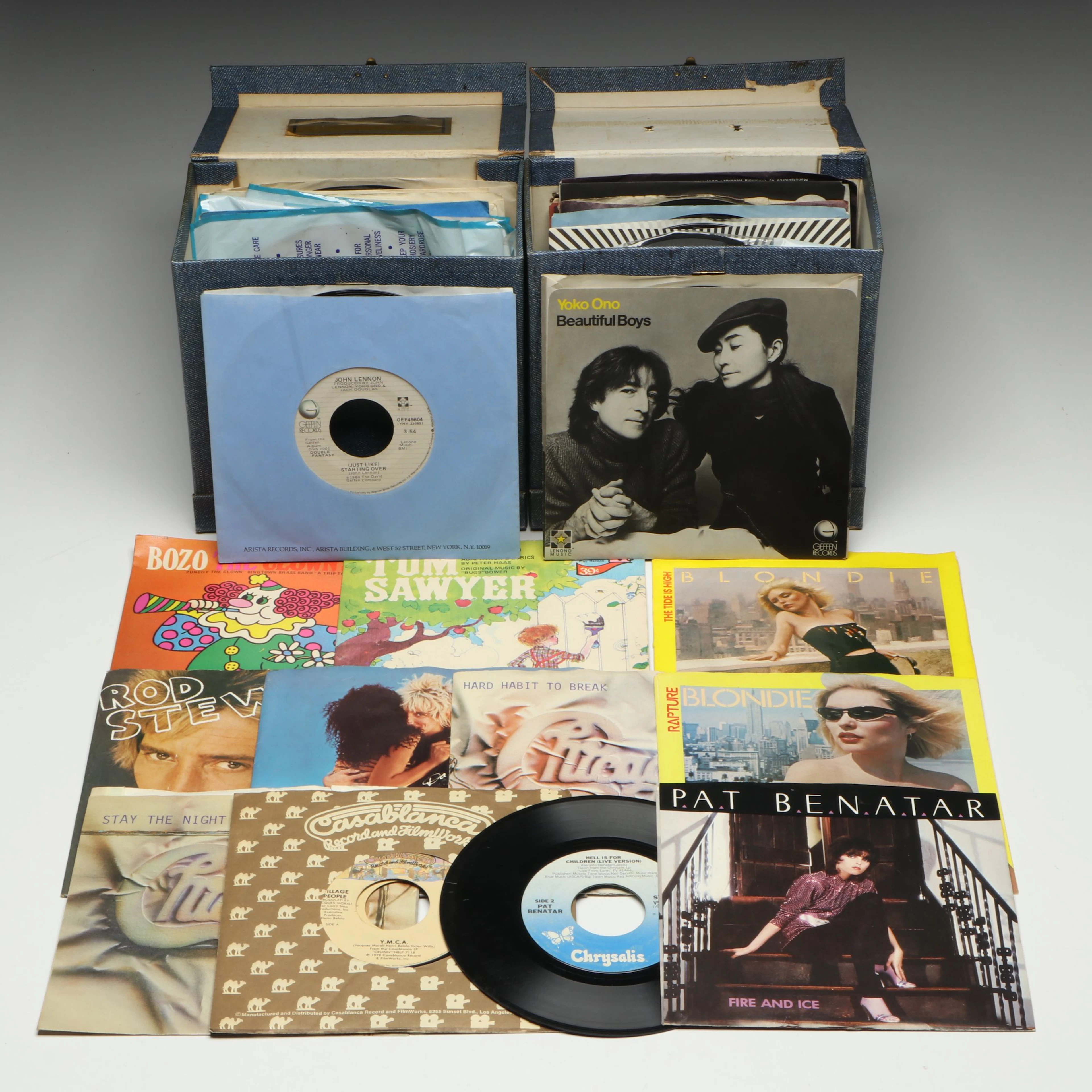 Pat Benetar, Yoko Ono and More Vintage 45 PRM Vinyl Records