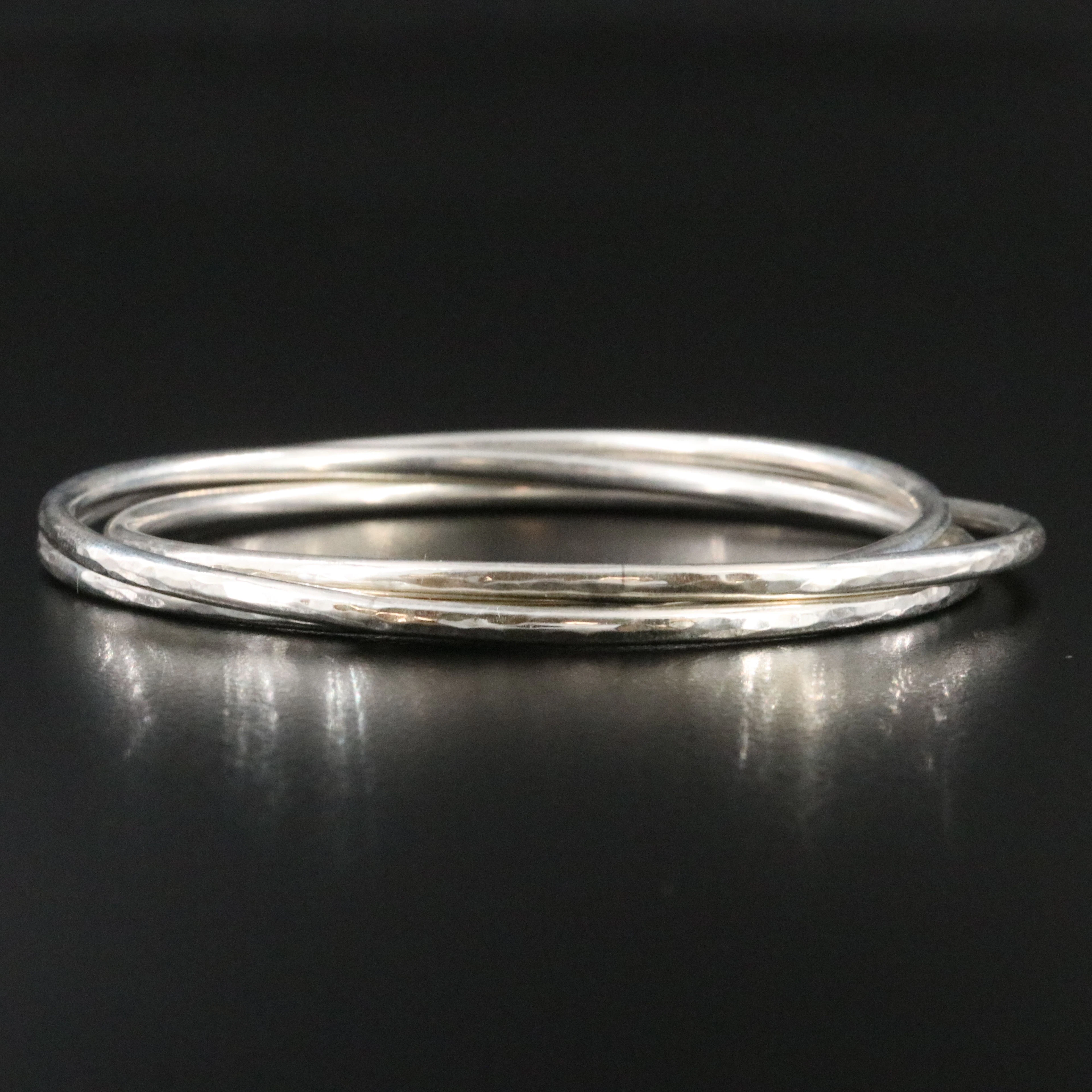 James Avery Sterling Rolling Bangles