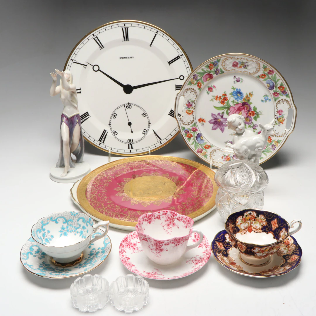 Royal Bavarian, Ralph Lauren with Other Plates, Cups, Saucers and More