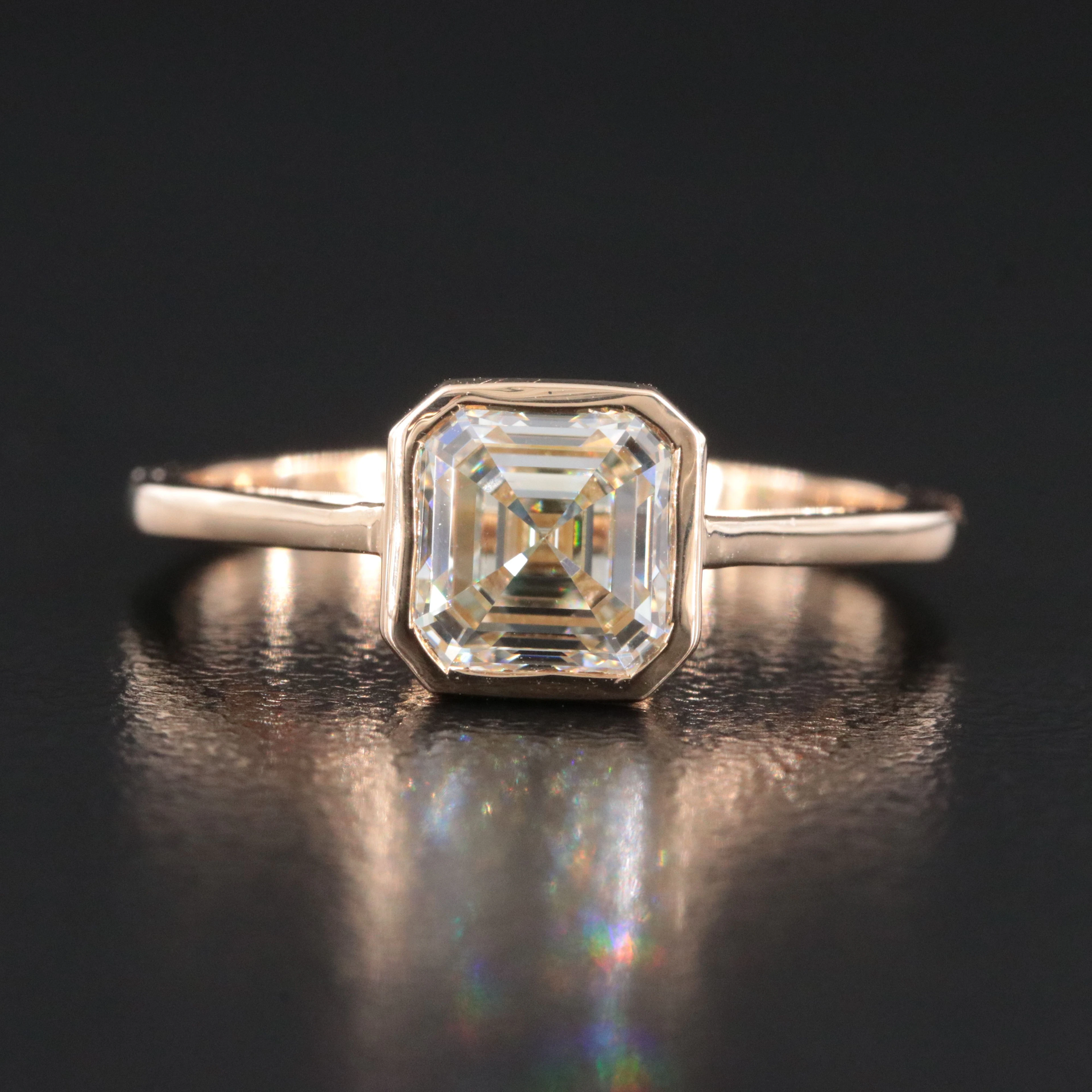 14K 1.51 CT Internally Flawless Diamond Solitaire Ring