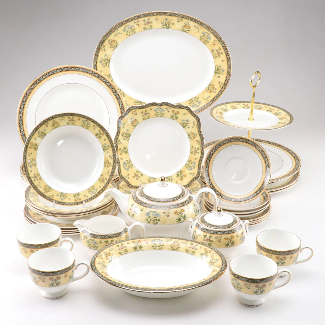 Wedgwood "India" Bone China Dinnerware and Serving Pieces, 1996-2019