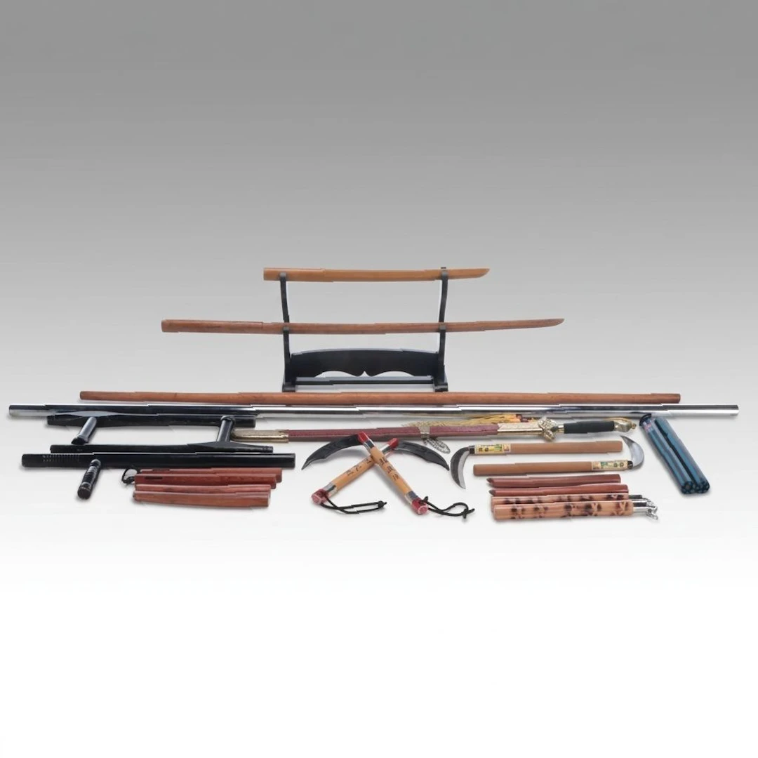 Nunchucks, Kamas, Tonfas and More Martial Arts Training Weapons