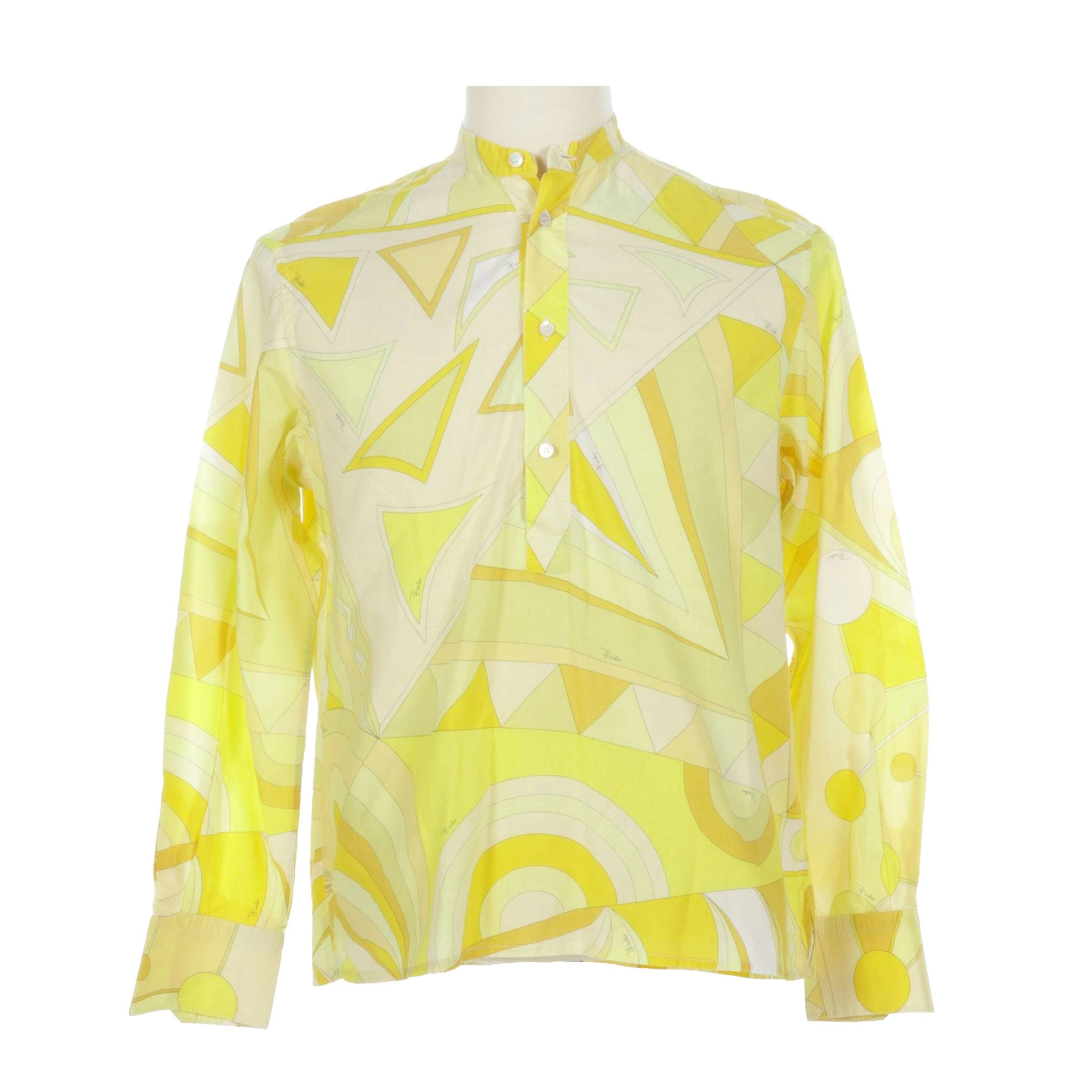 Men's Emilio Pucci Abstract Graphic Print Button Down Shirt