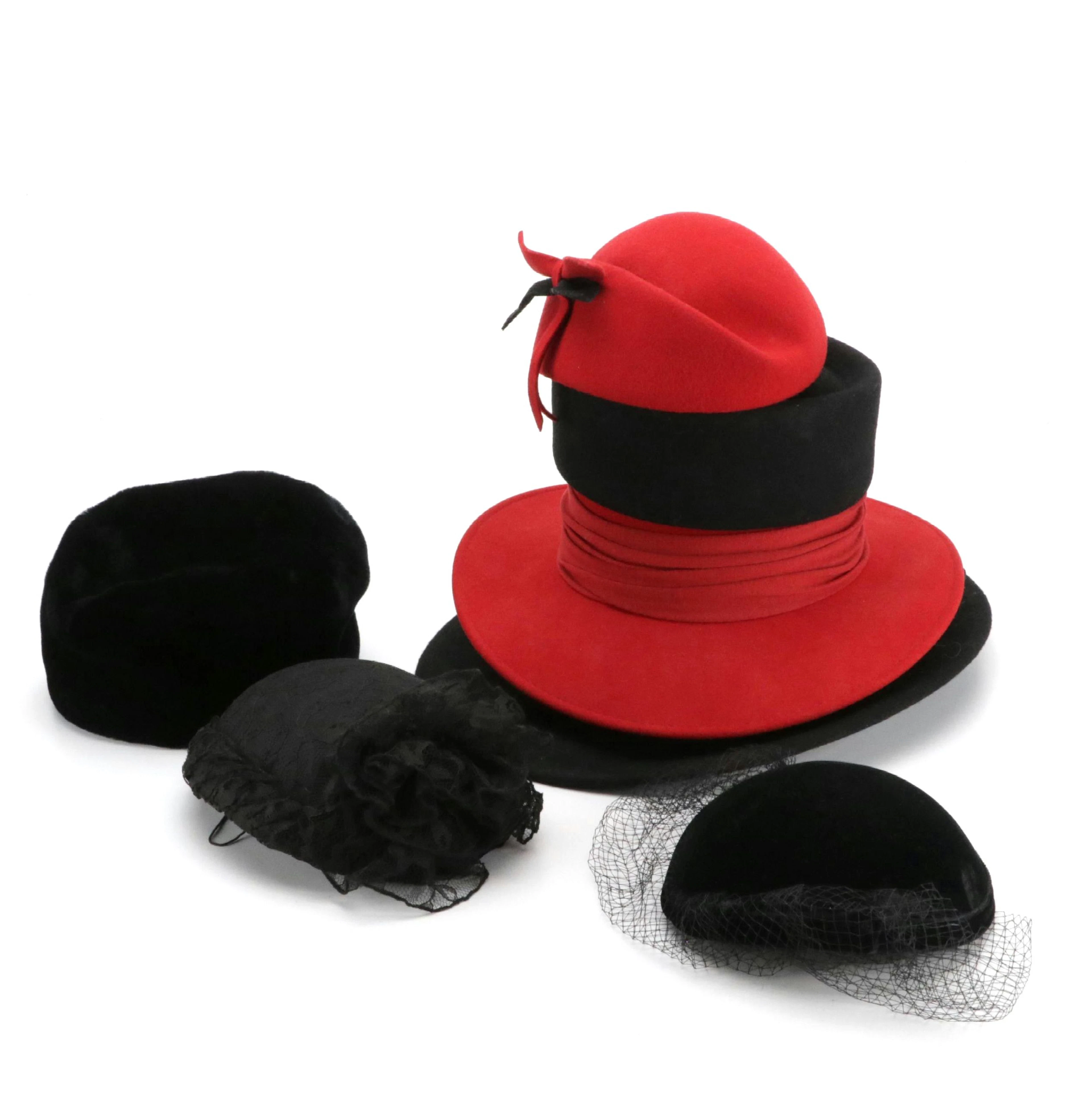 Betmar, Commodore, Georgi, and More Felt Hats, Other Vintage Casques, More
