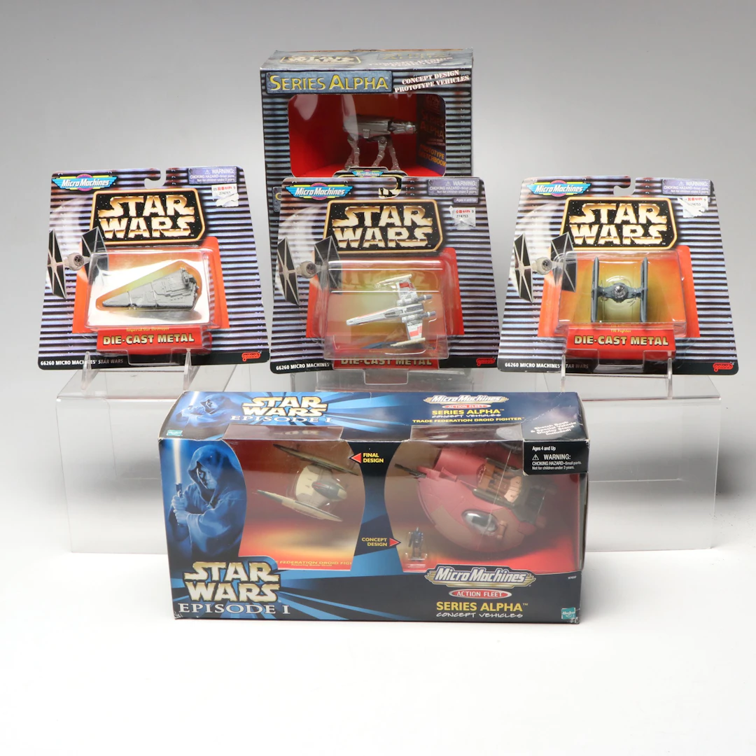Galoob Imperial Star Destroyer and More Star Wars Diecast Ships, 1990s