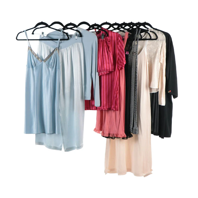 Oscar de la Renta Pink Label Slip Dress, Other Pajama Sets, Robe & Top