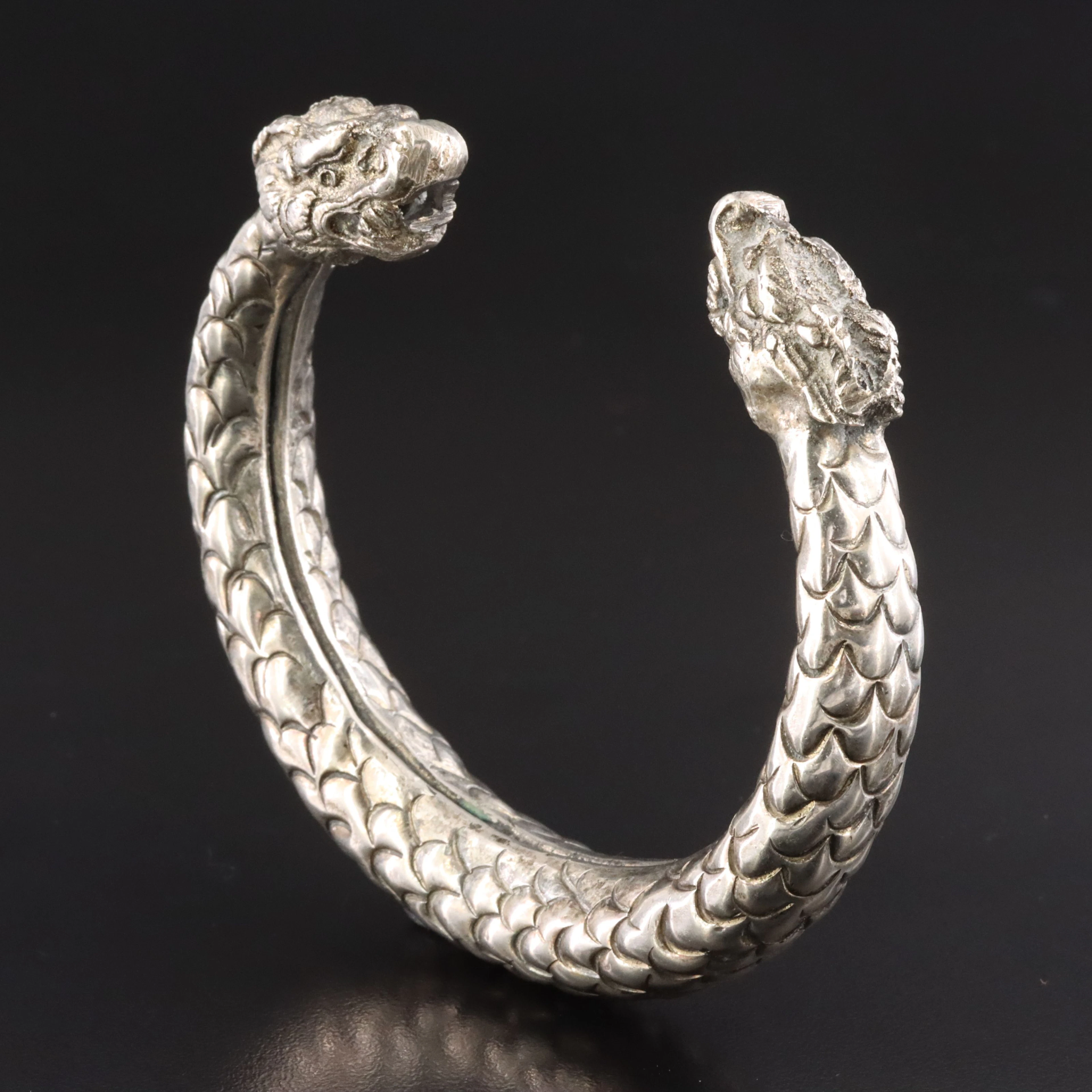Double Headed Dragon Cuff