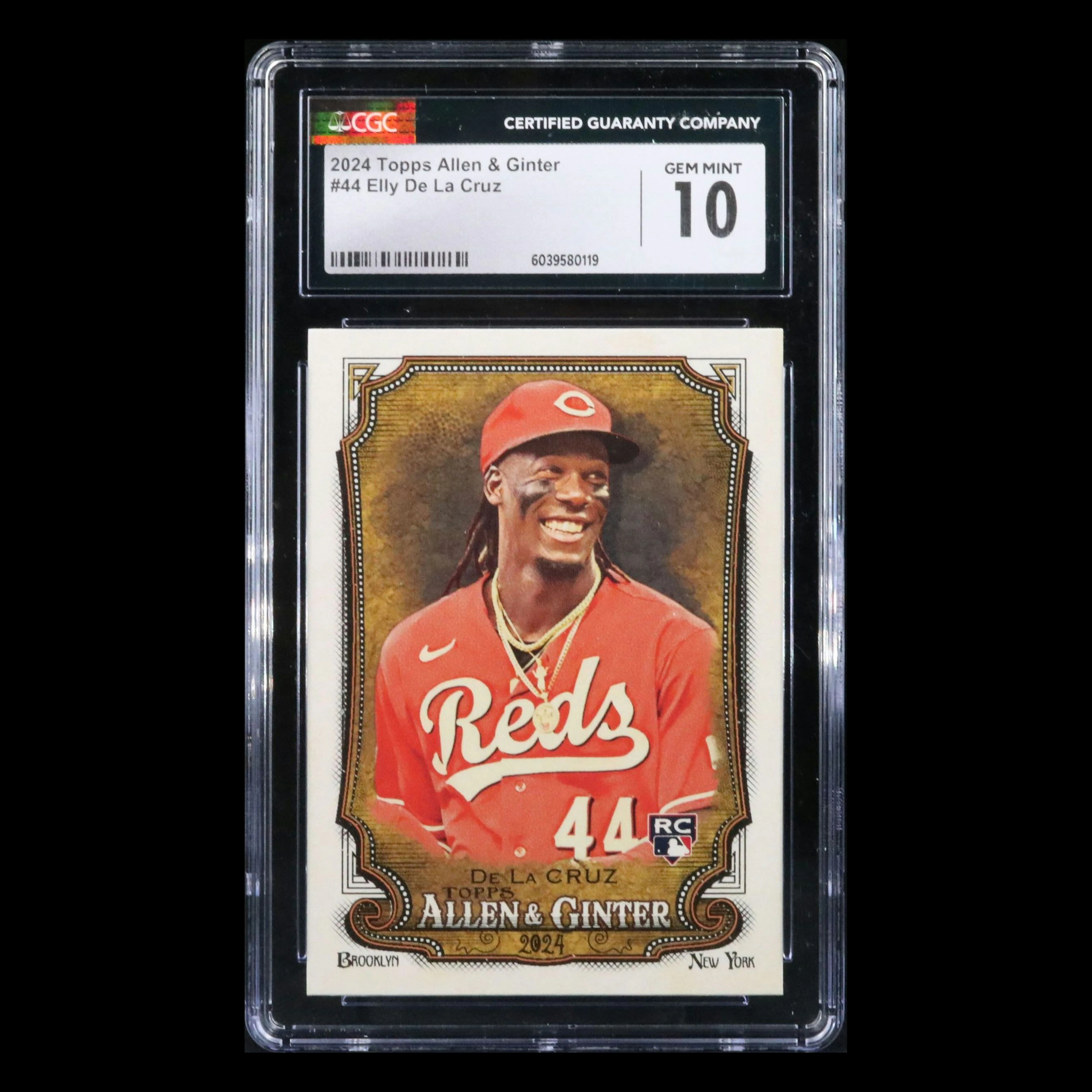 2024 Allen & Ginter Elly De La Cruz Cincinnati Reds Rookie Card Graded CGC 10