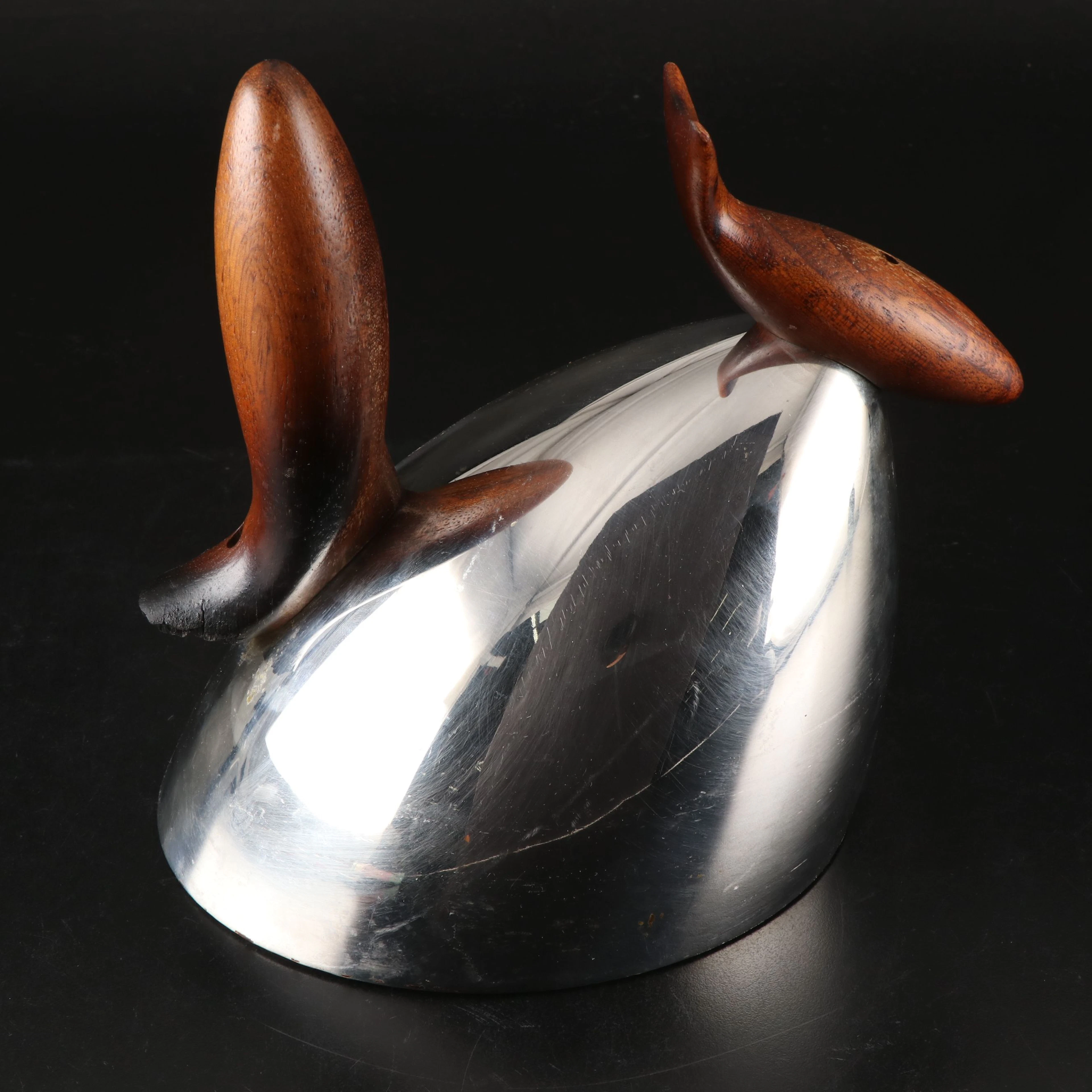 Frank Gehry for Alessi Stainless Steel and Wood Kettle