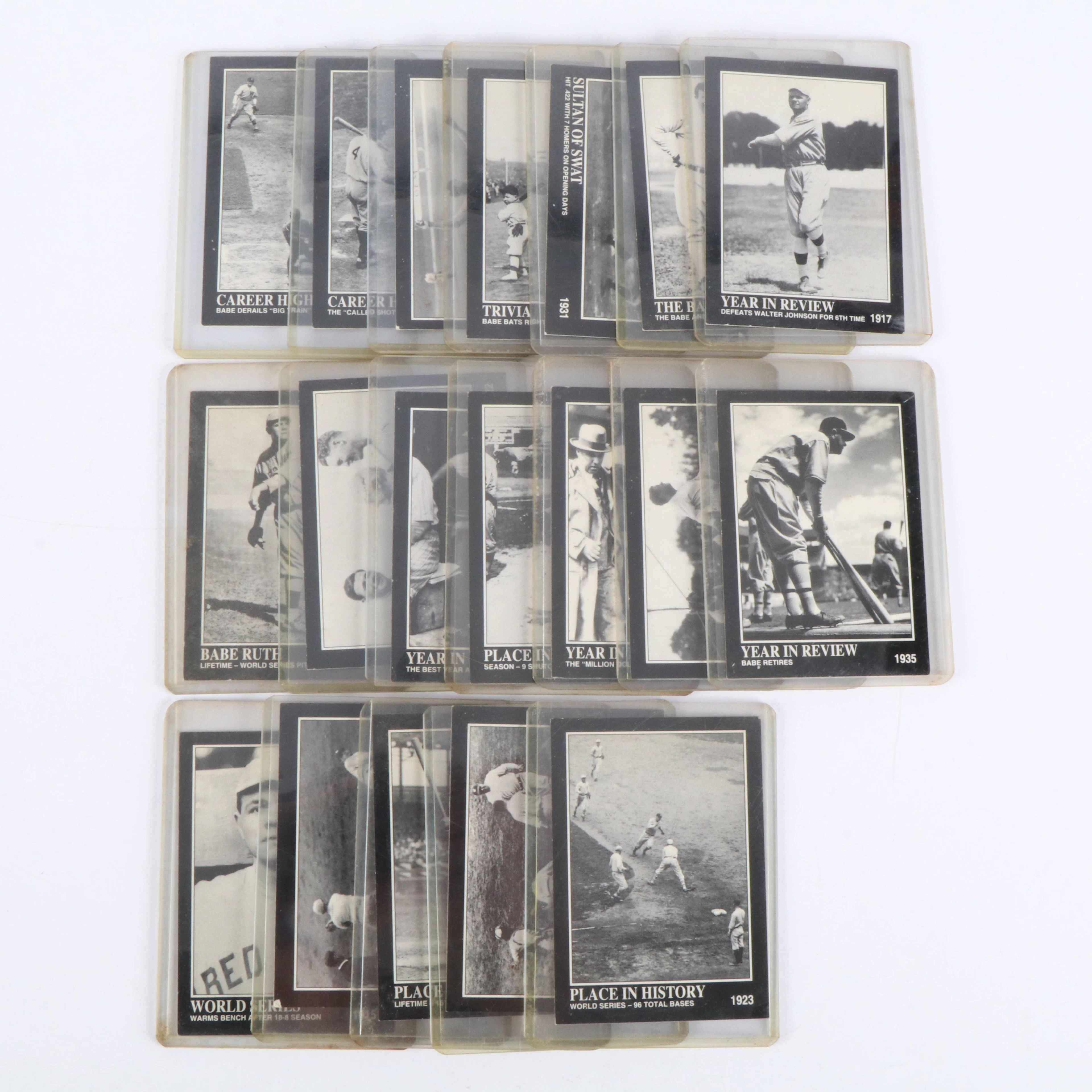 1992 Megacards The Babe Ruth Collection Baseball Cards