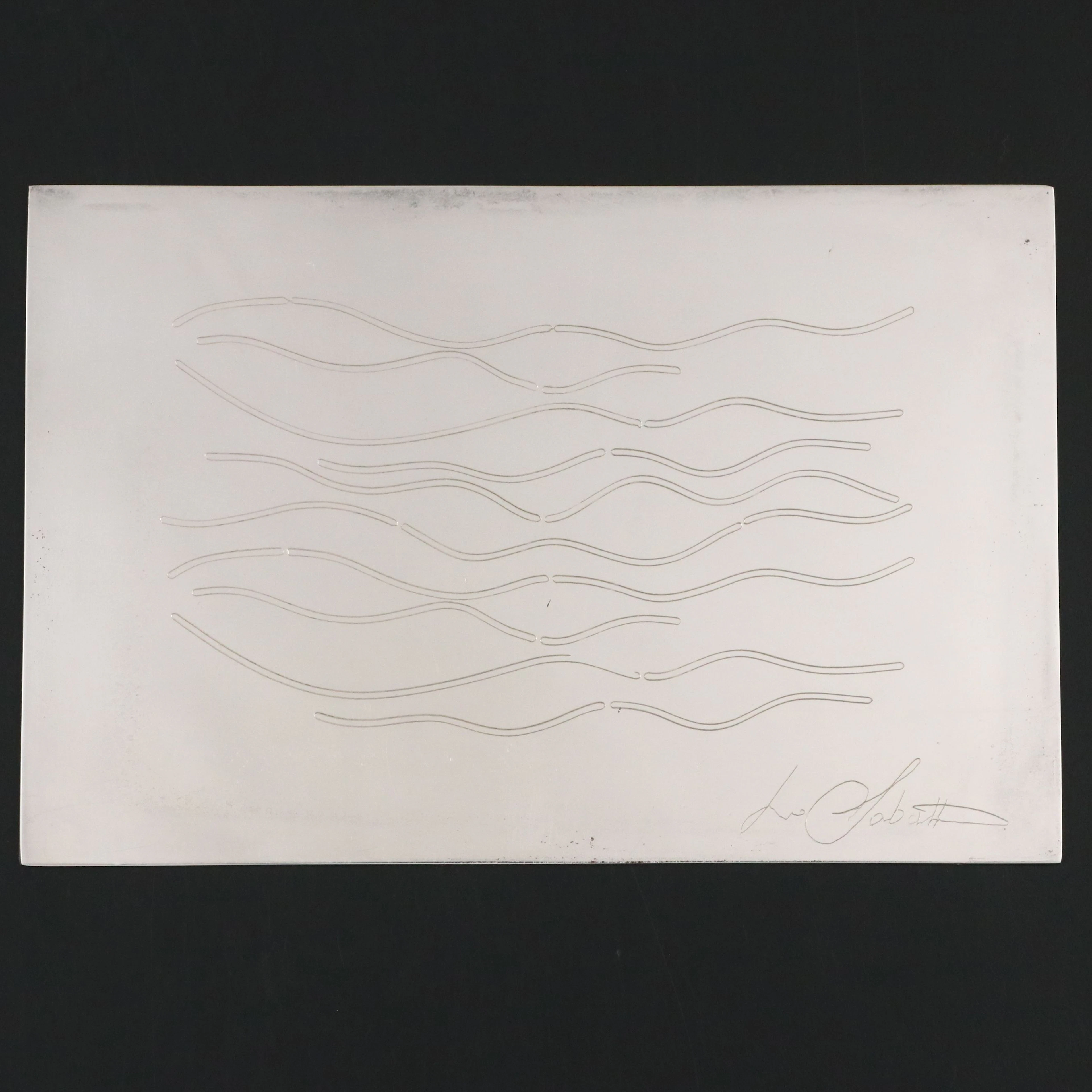 Lino Sabattini for Casa Nova "Invitation Silver" Silver Plate Figure, 1982