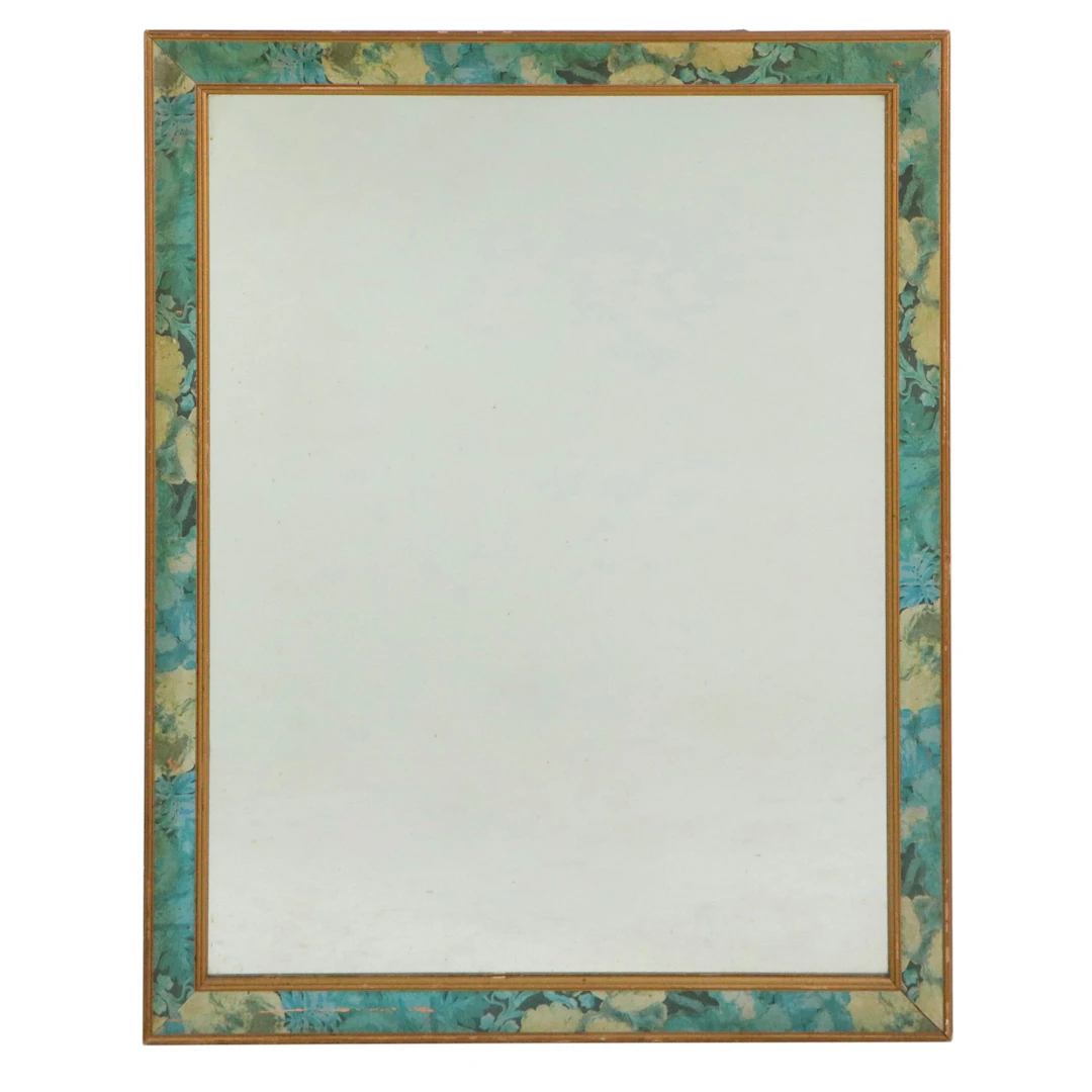 Floral Framed Wall Mirror