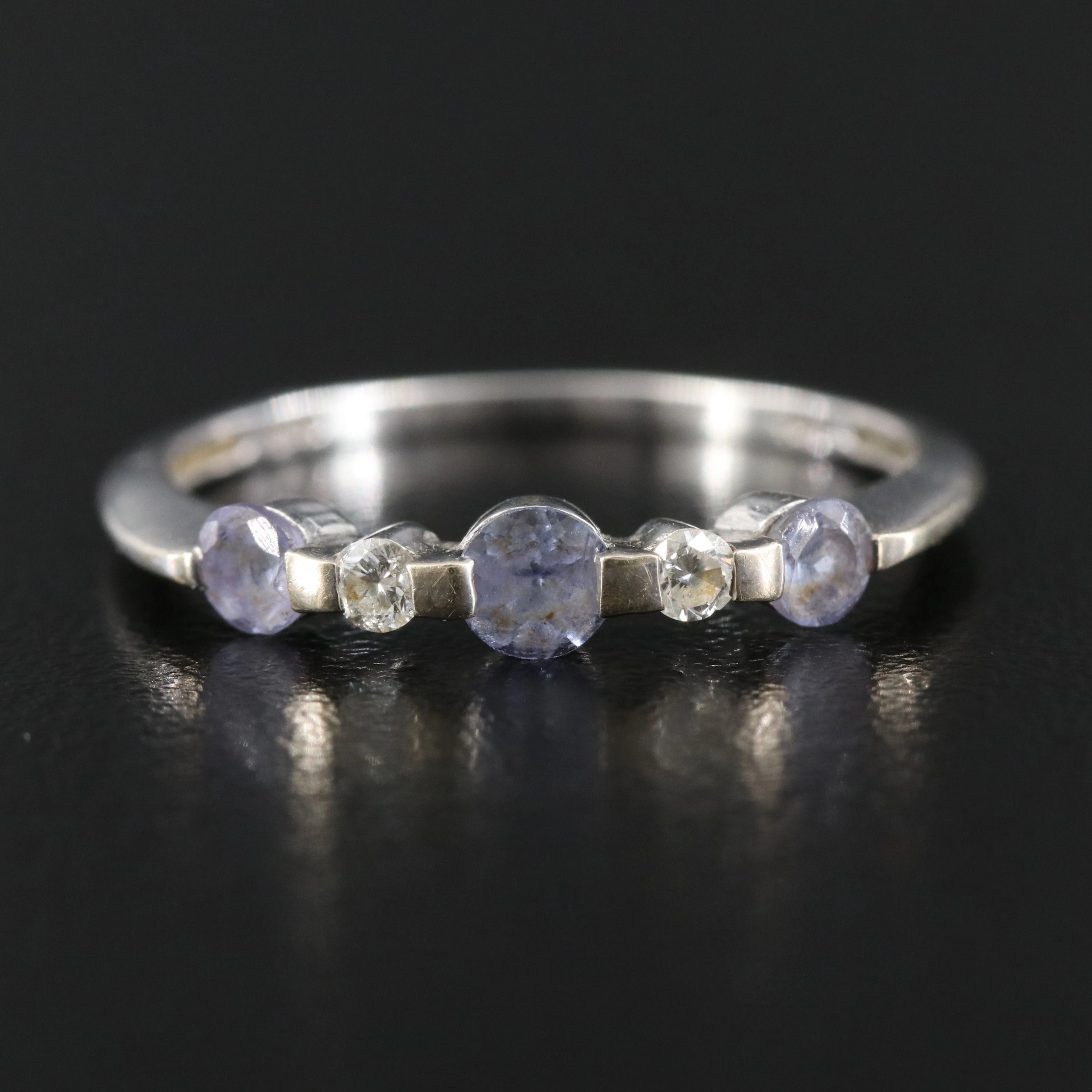 14K Tanzanite and Diamond Ring