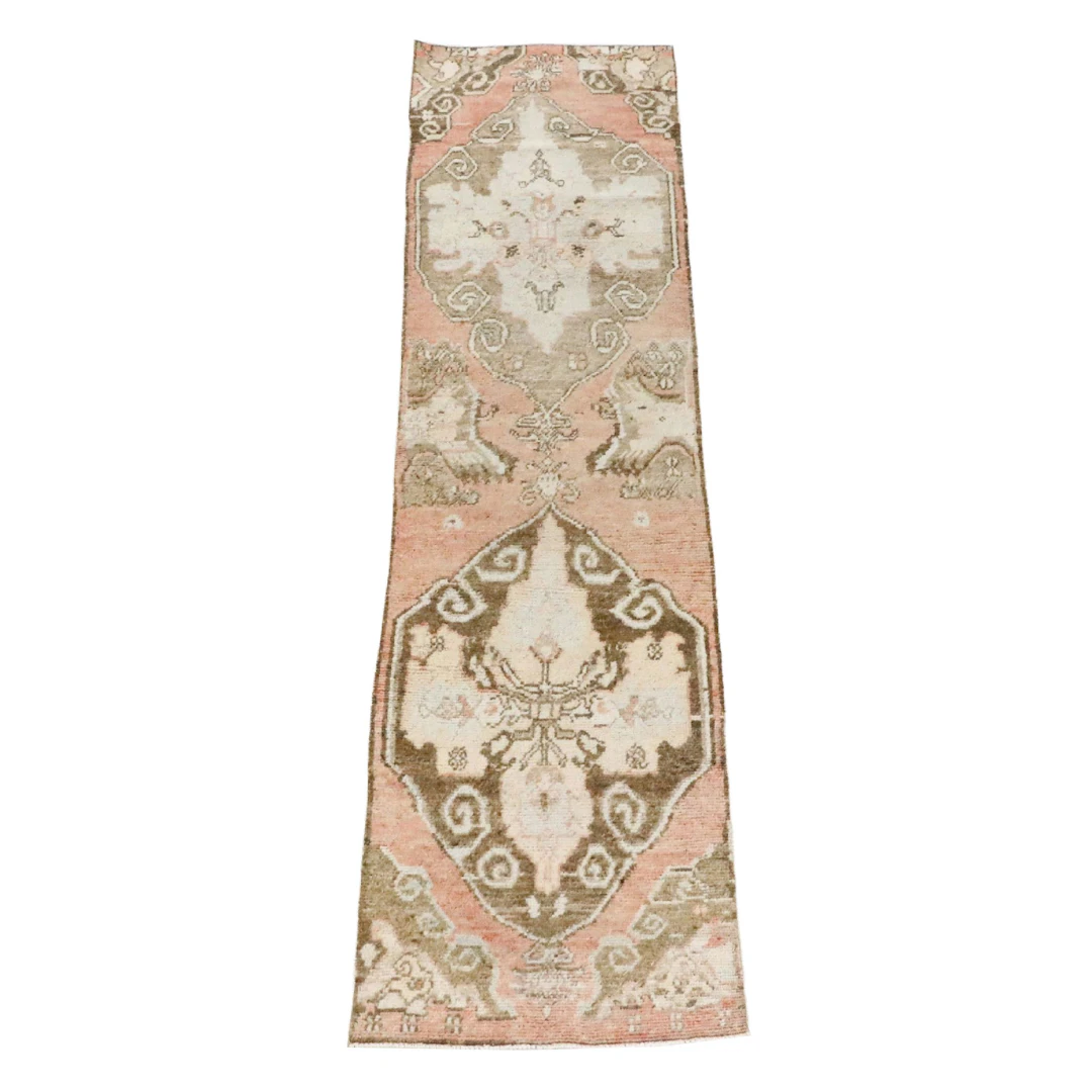 2'3 x 9'10 Hand-Knotted Turkish Taşpınar Carpet Runner