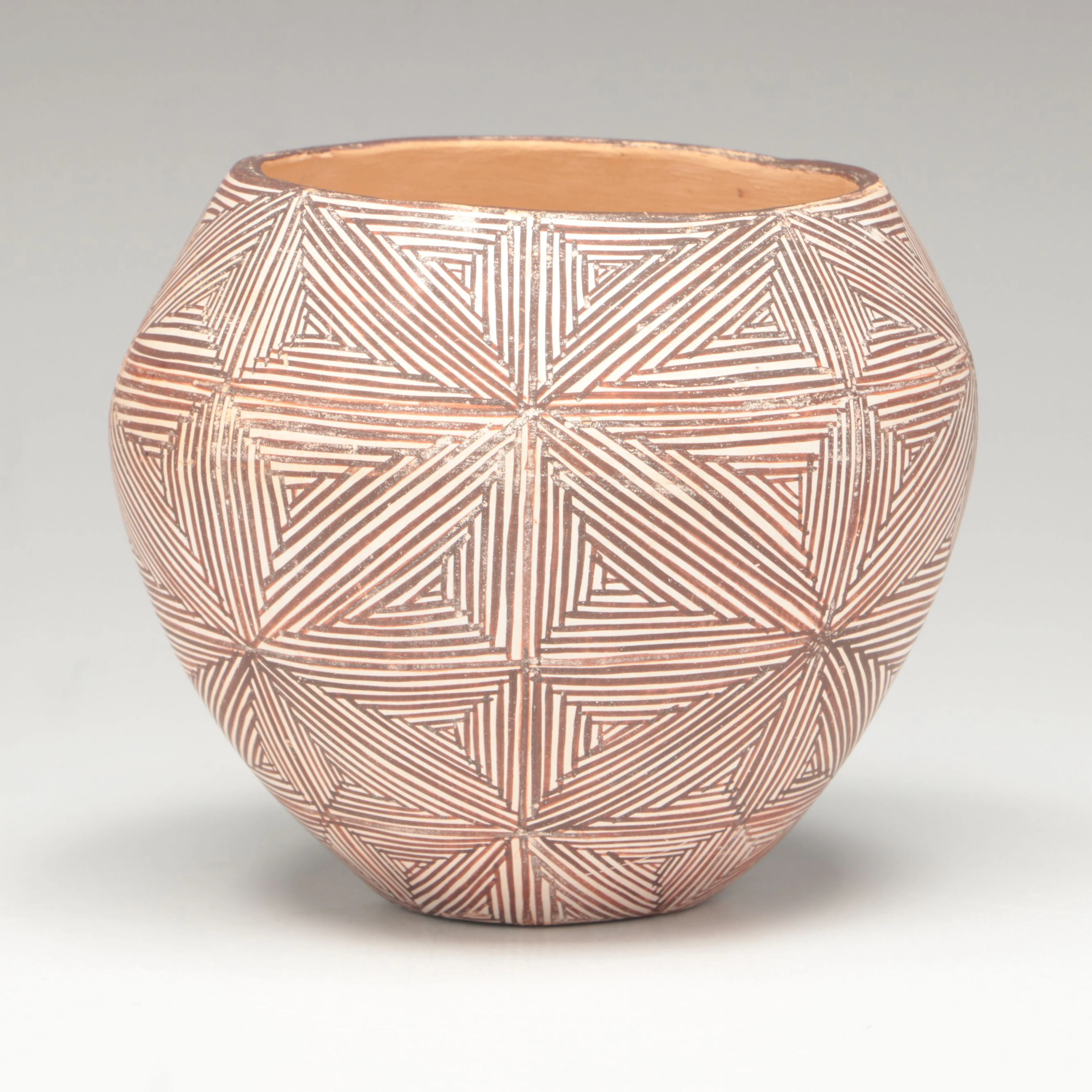 Lorelei Sanchez Zuni Pueblo Pottery Vase, 1982