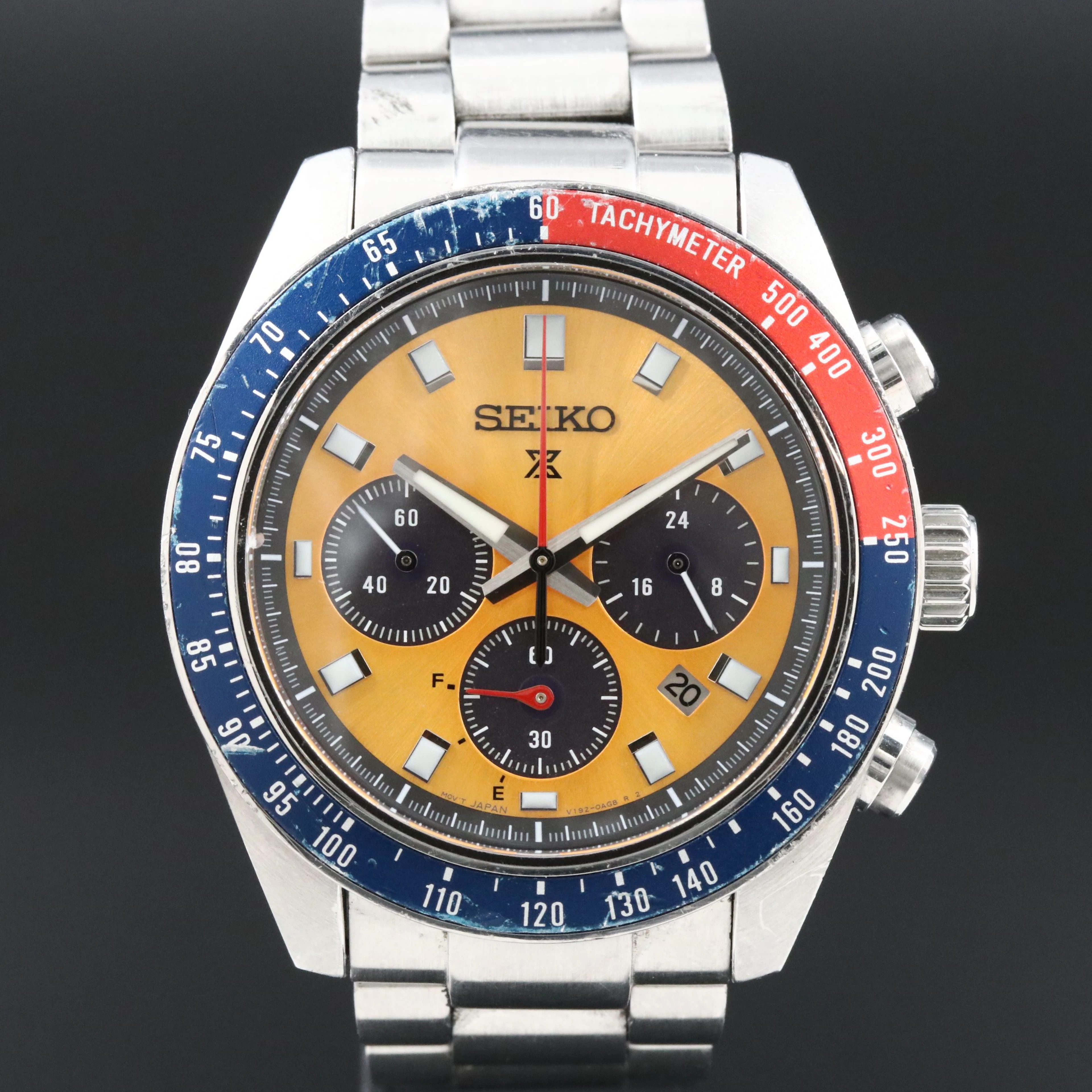 Seiko Solar Prospex Speedtimer "Pogue" 1969 Re-Interpretation Watch