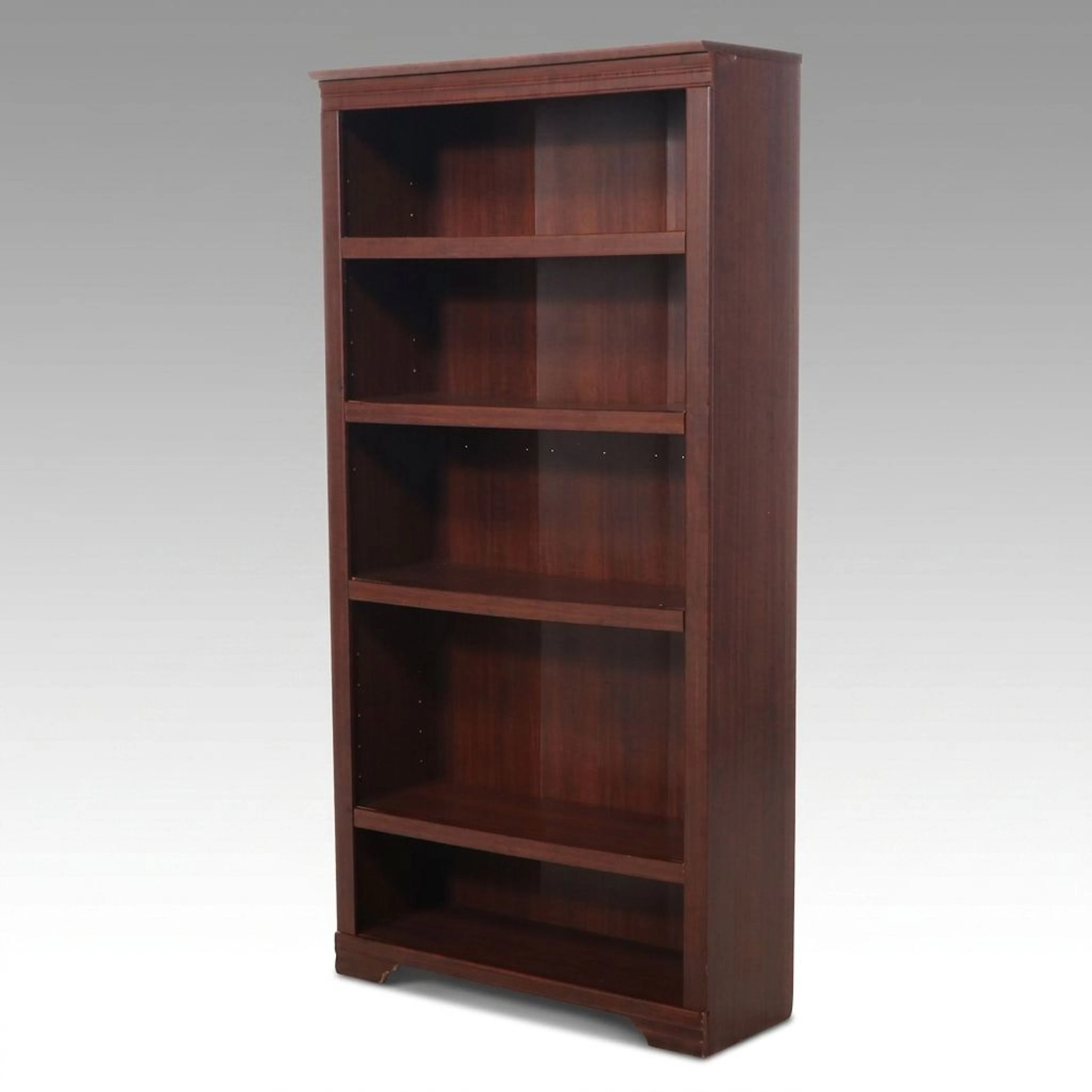 O'Sullivan Furniture Traditional Style Mahogany Finish Bookcase