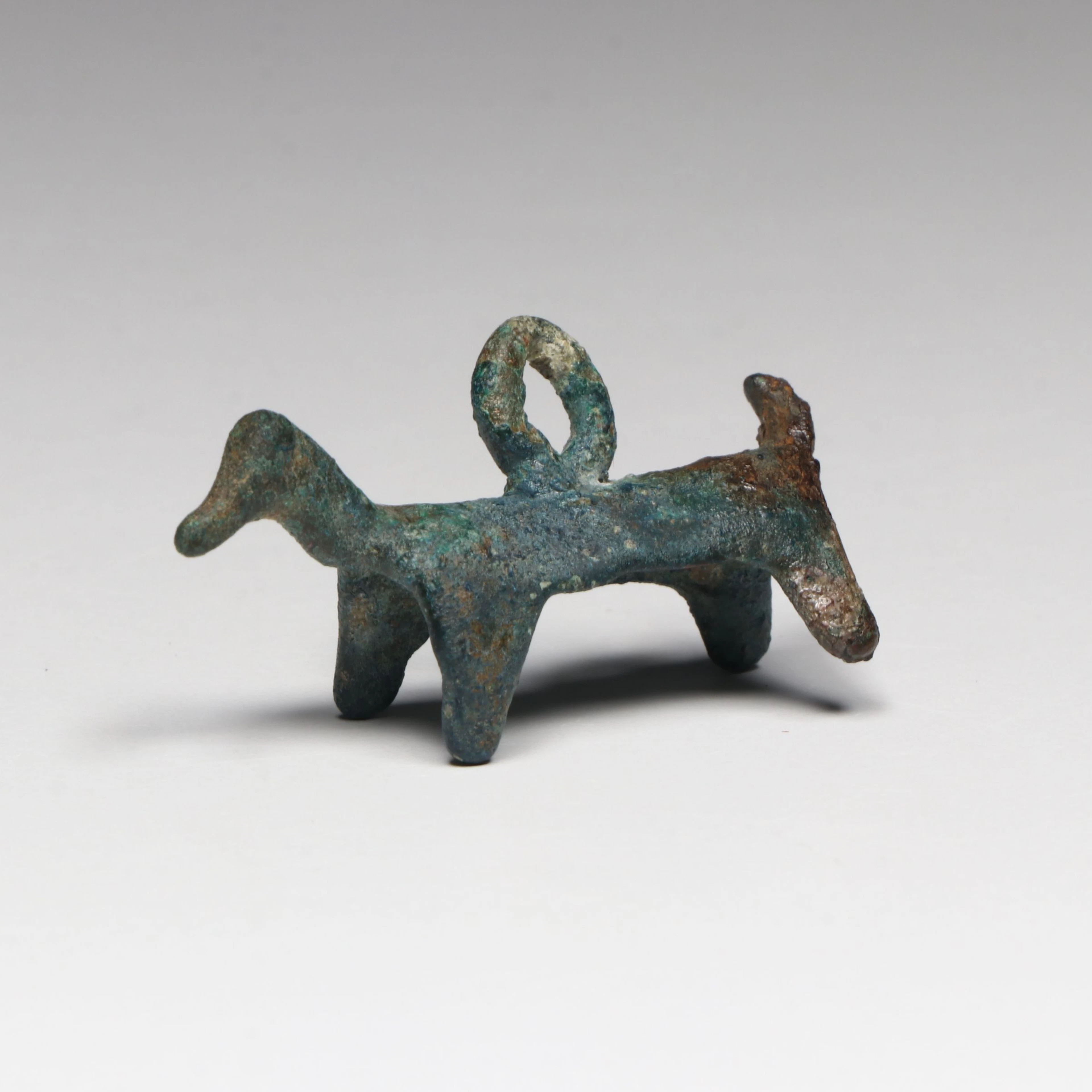 Luristan or Amlash Bronze Bull Pendant, Circa 1000–600 BCE
