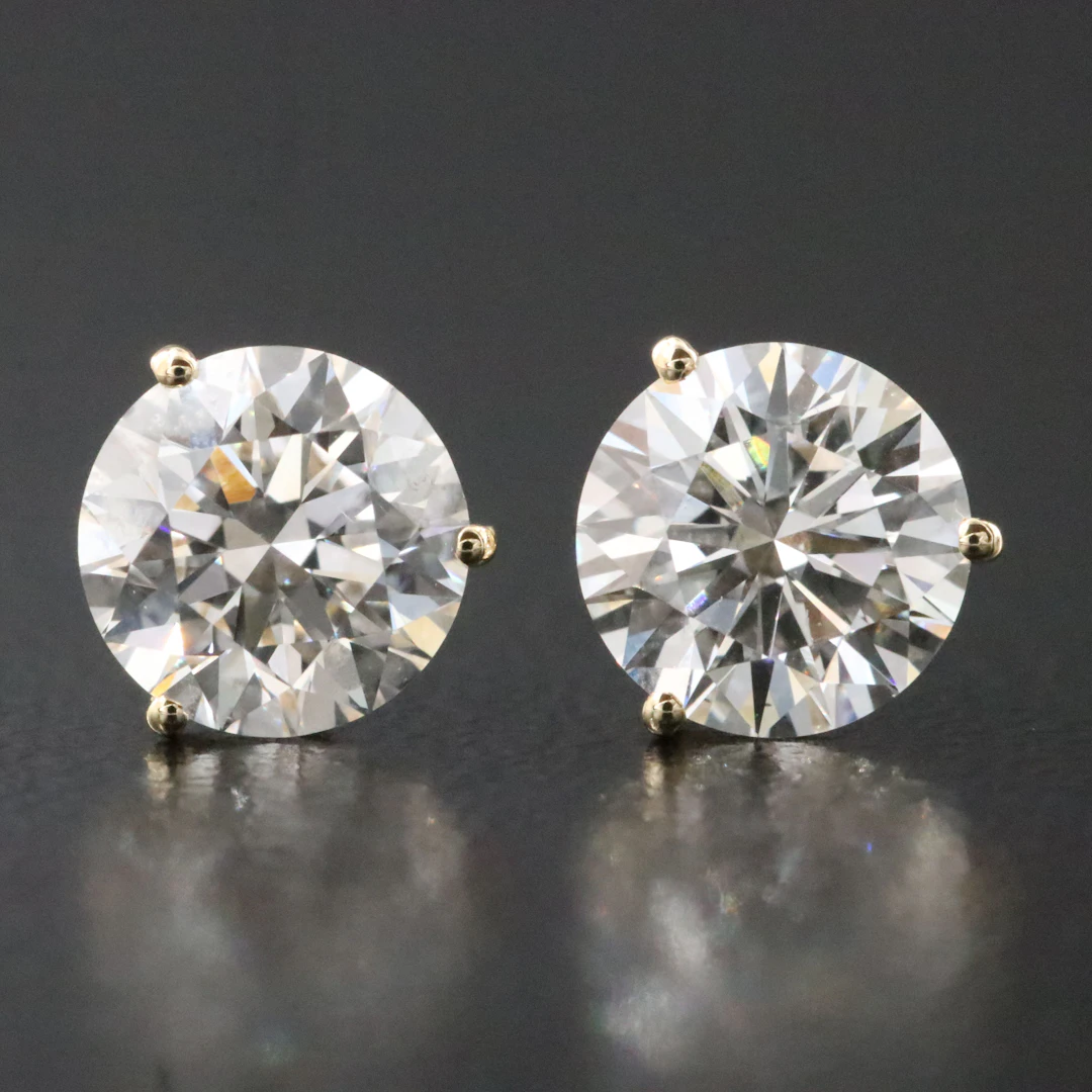 14K 2.09 CTW Lab Grown Diamond Stud Earrings