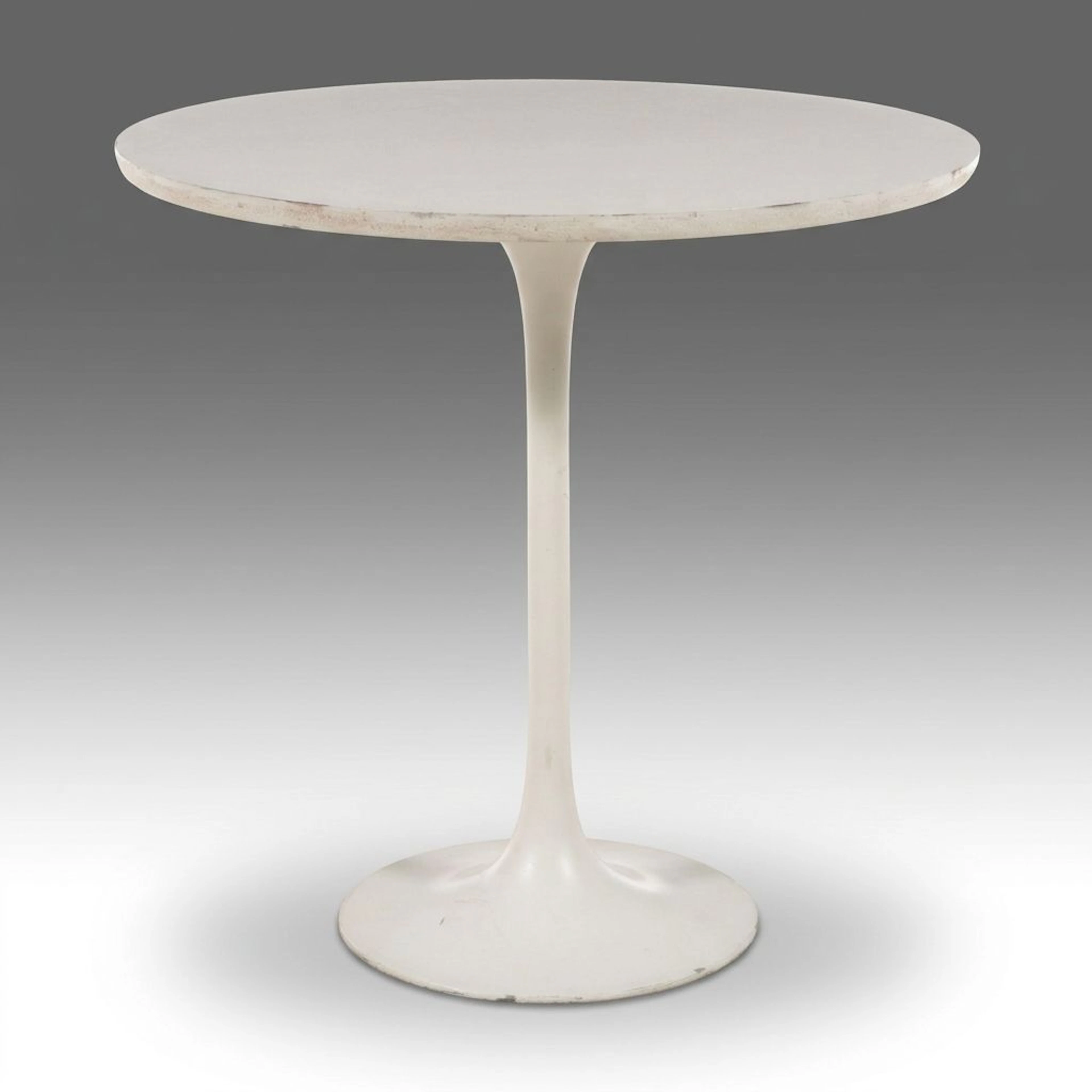 Mid Century Modern Tulip End Table, Manner of Eero Saarinen for Knoll