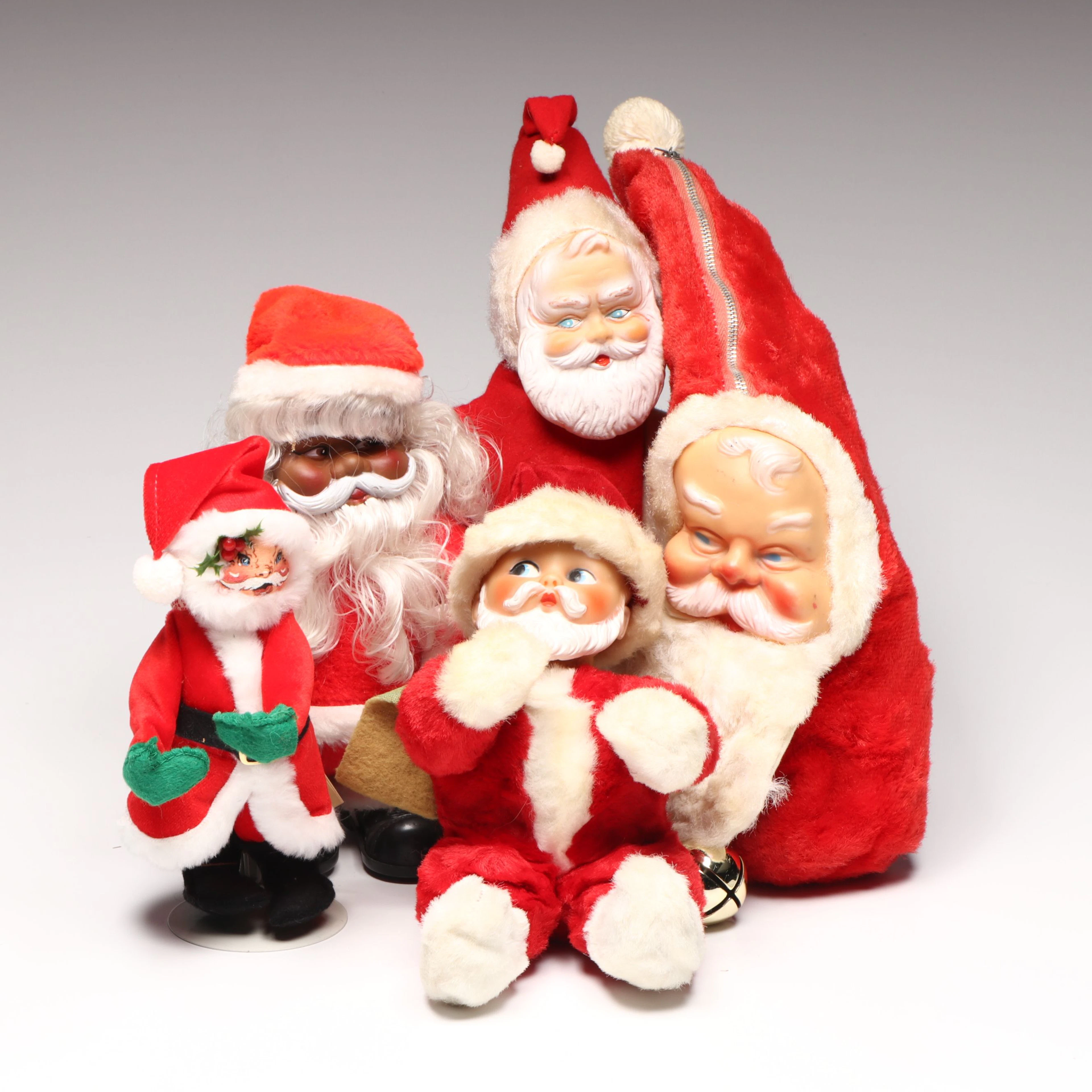 Annalee, Knickerbocker Toy Co., and Other Santa Claus Dolls