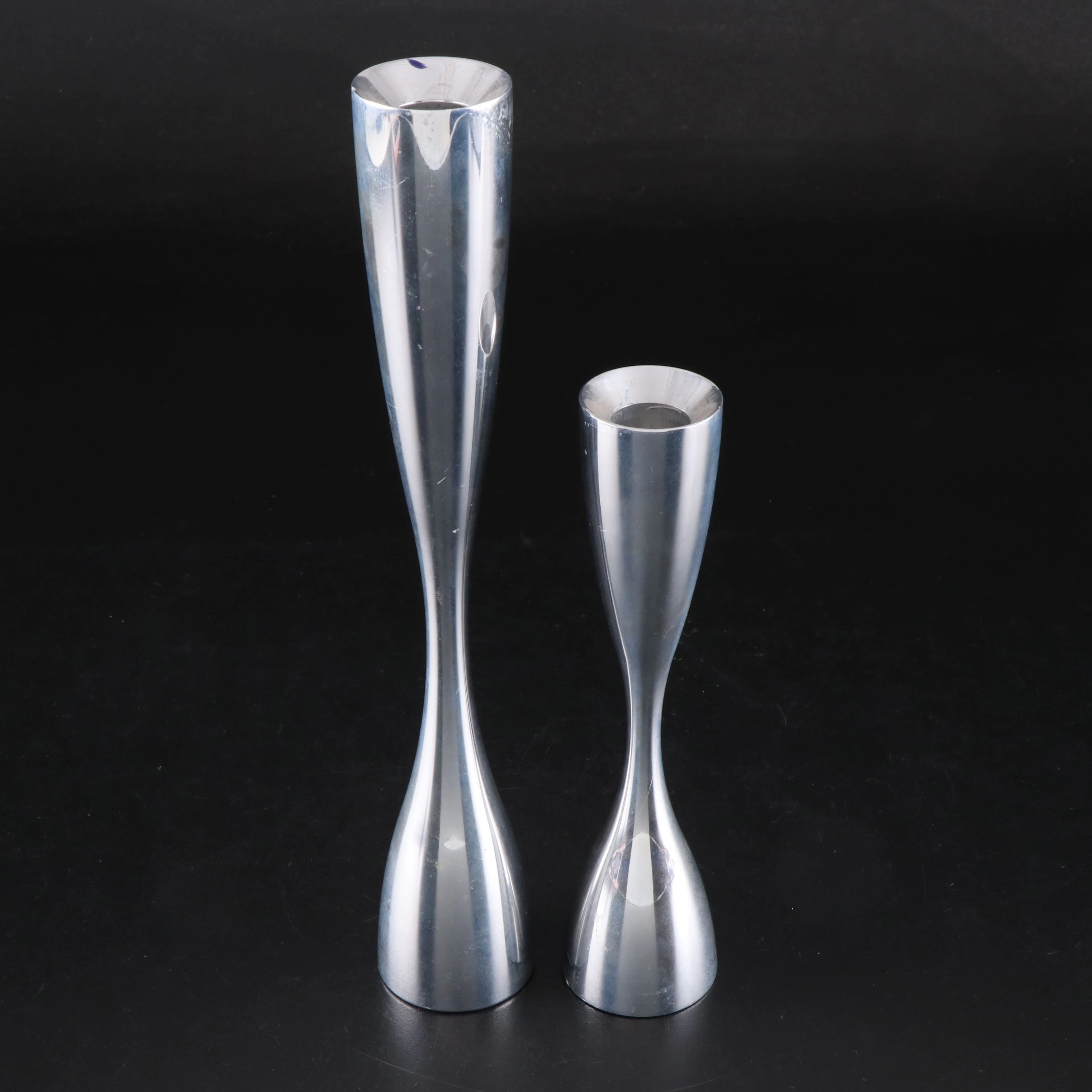 Karim Rashid for Nambé "Flare" Candle Holders, 1994