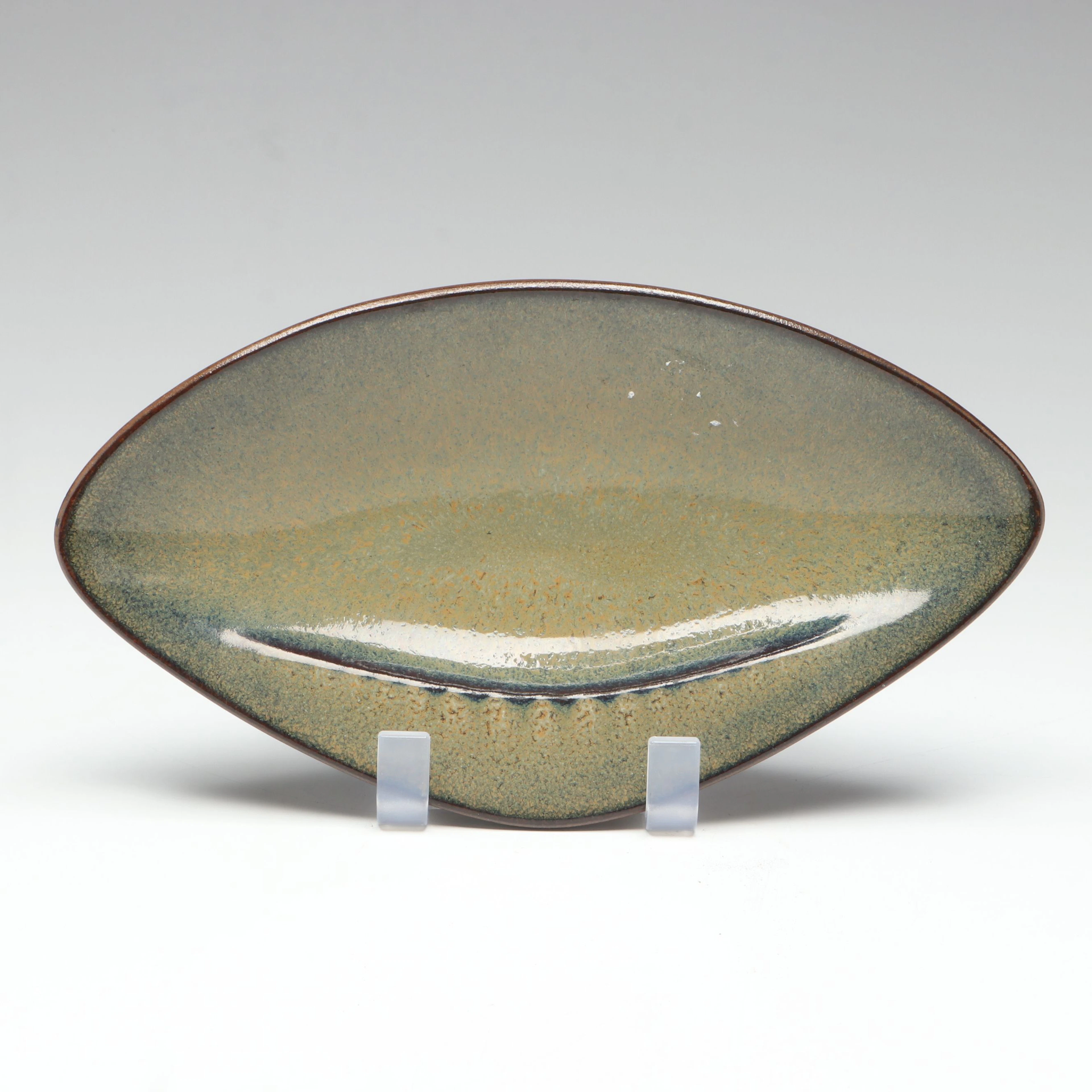 Rupert Deese Stoneware Oval Bowl