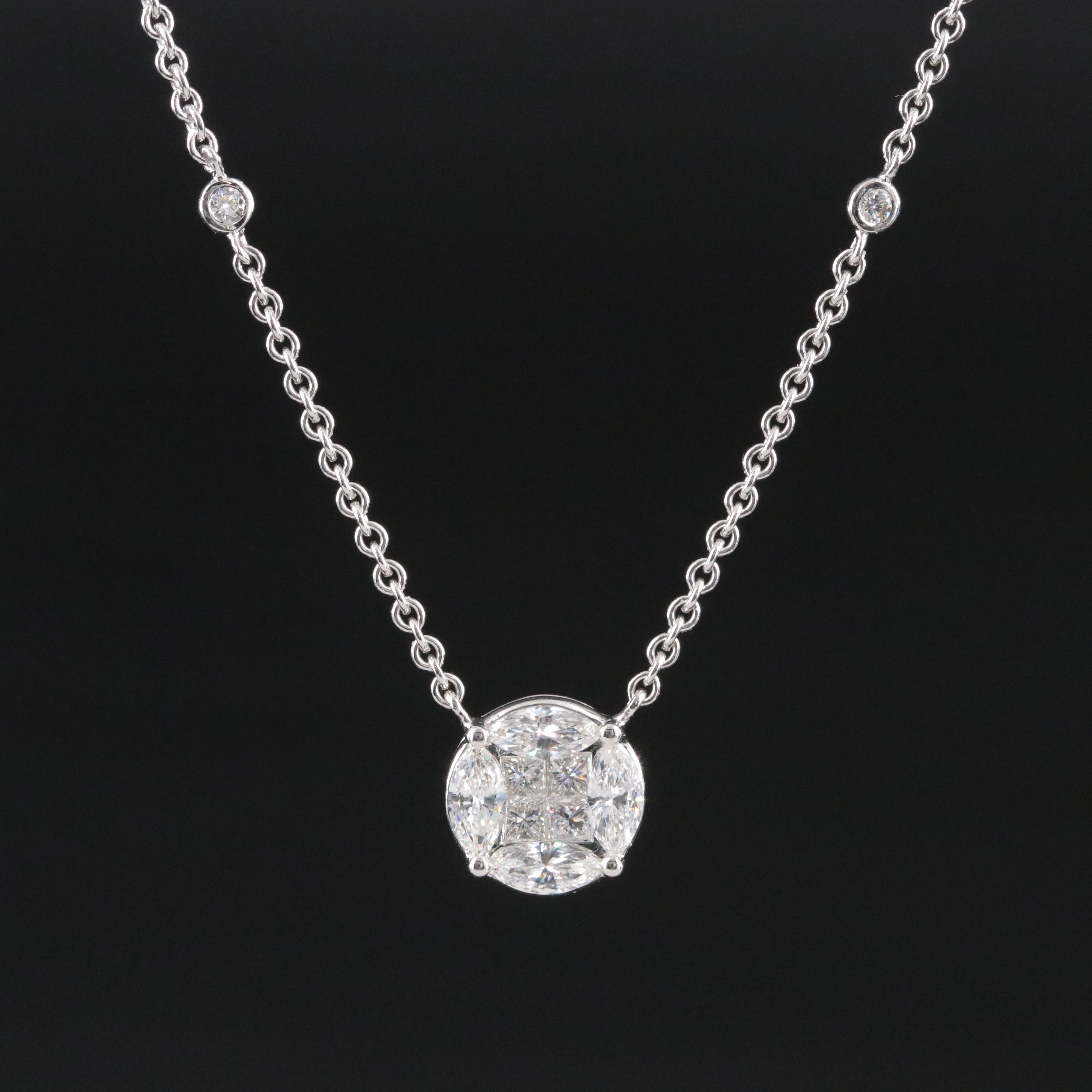 18K 1.56 CTW Diamond Necklace