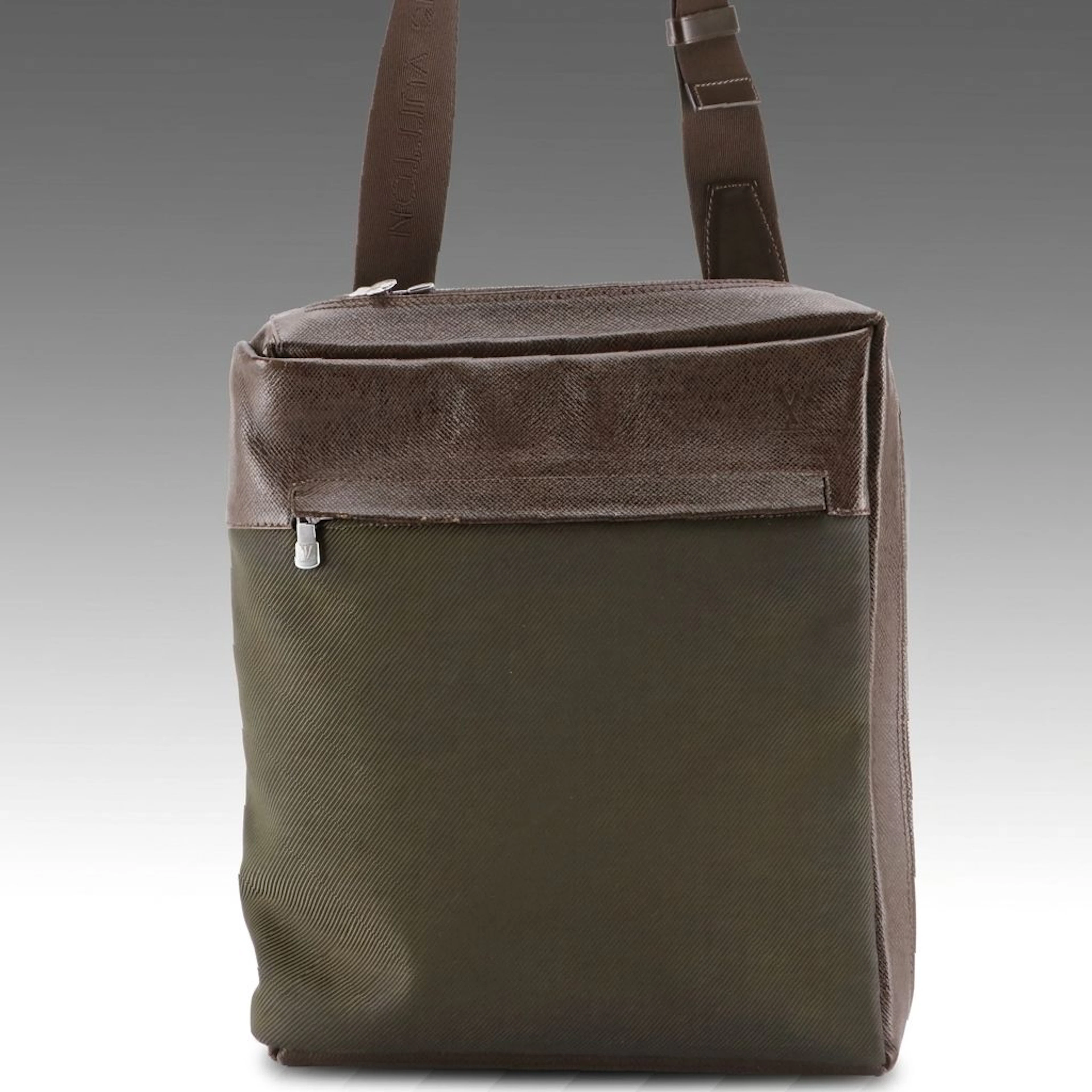 Louis Vuitton Sayan Messenger Bag in Nylon and Taiga Leather