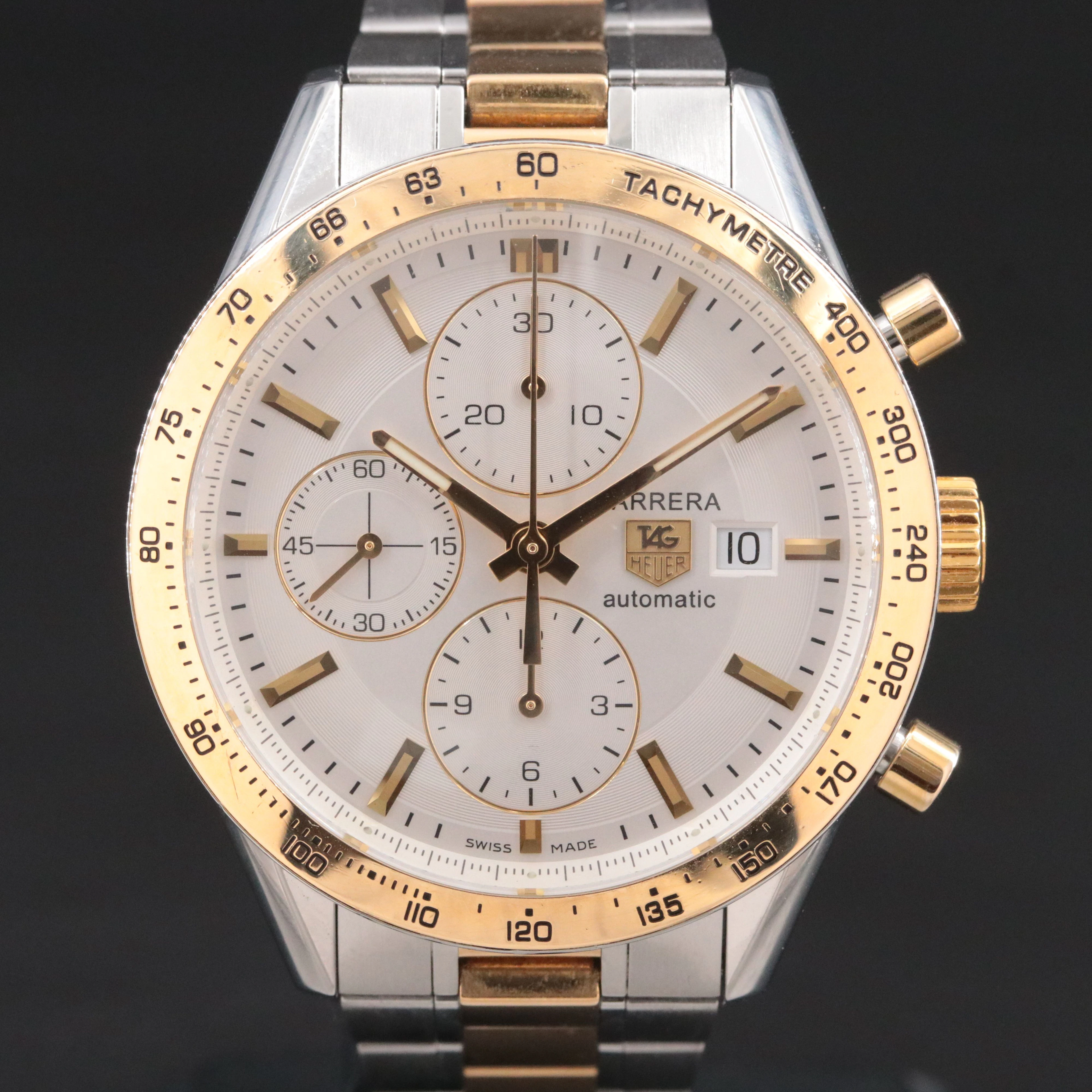 TAG Heuer Carrera Chronograph 18K Gold & Steel Automatic Watch