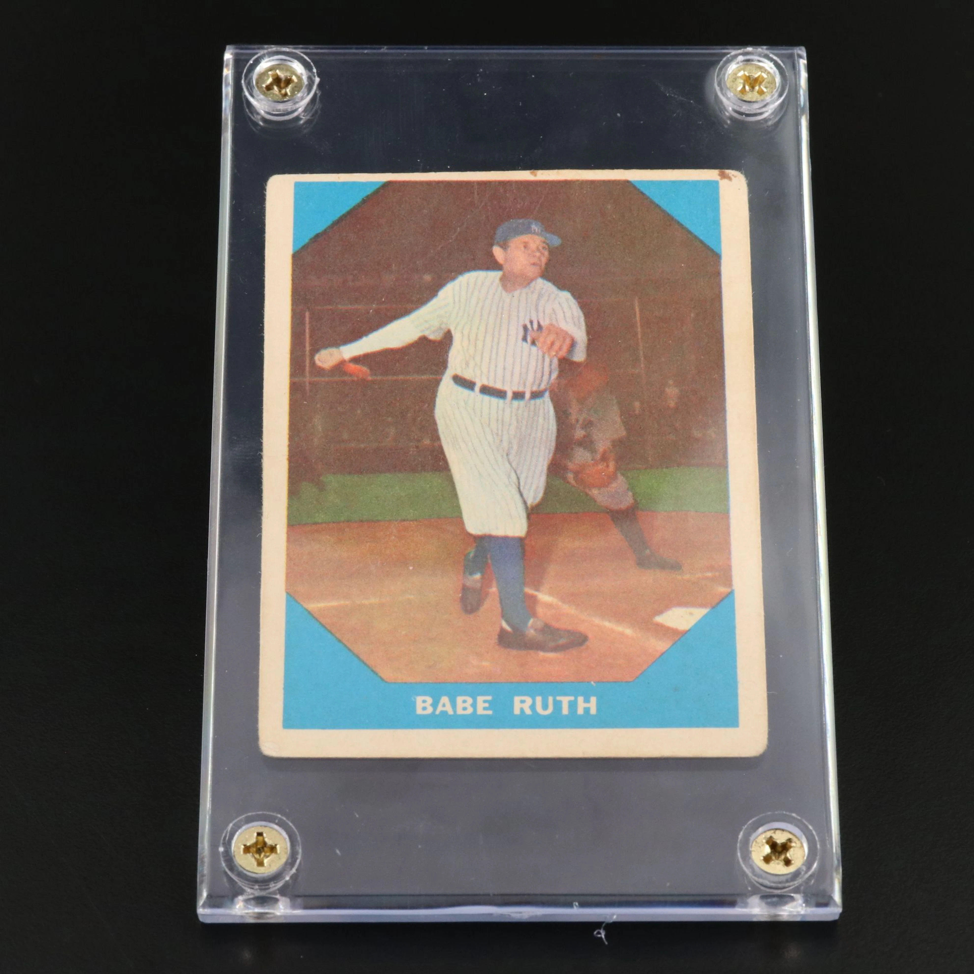 1960 Fleer Babe Ruth New York Yankees Baseball Card