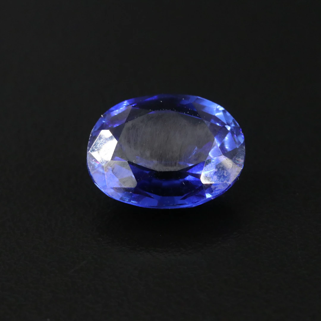 Loose 10.98 CT Lab Grown Sapphire