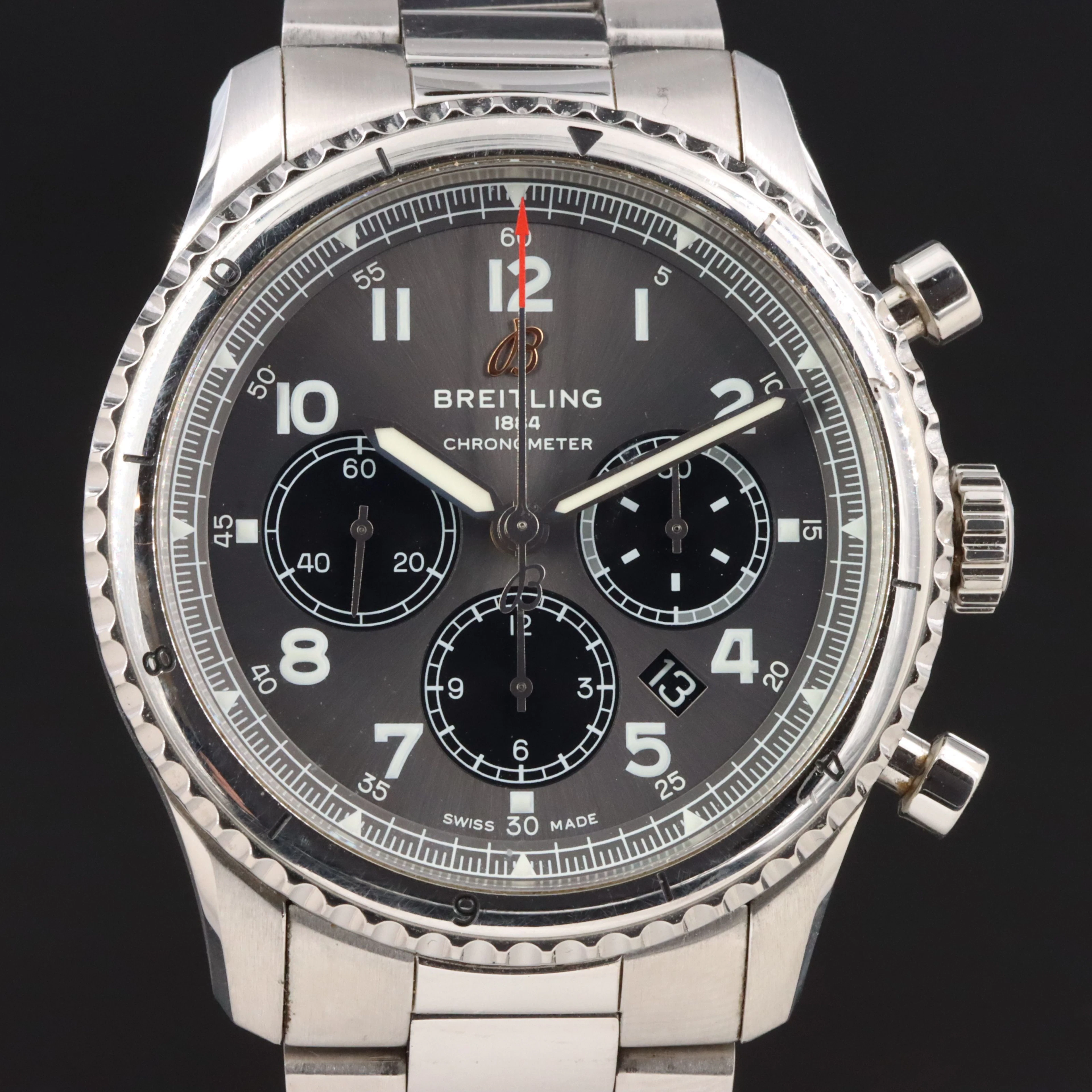 Breitling Aviator 8 B01 Chronograph 43 Grey Dial Watch