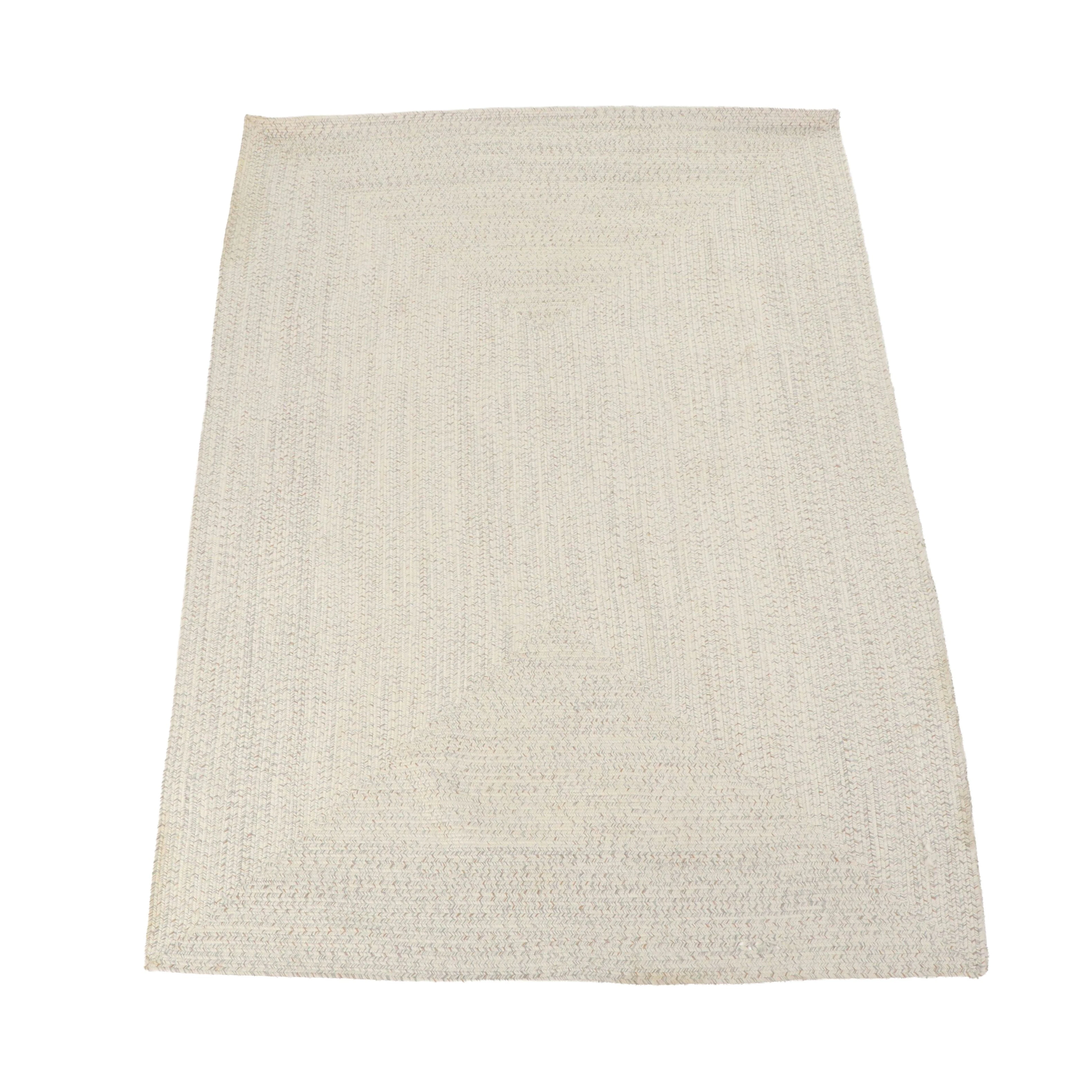 6' x 8'10 Handmade Braided Area Rug