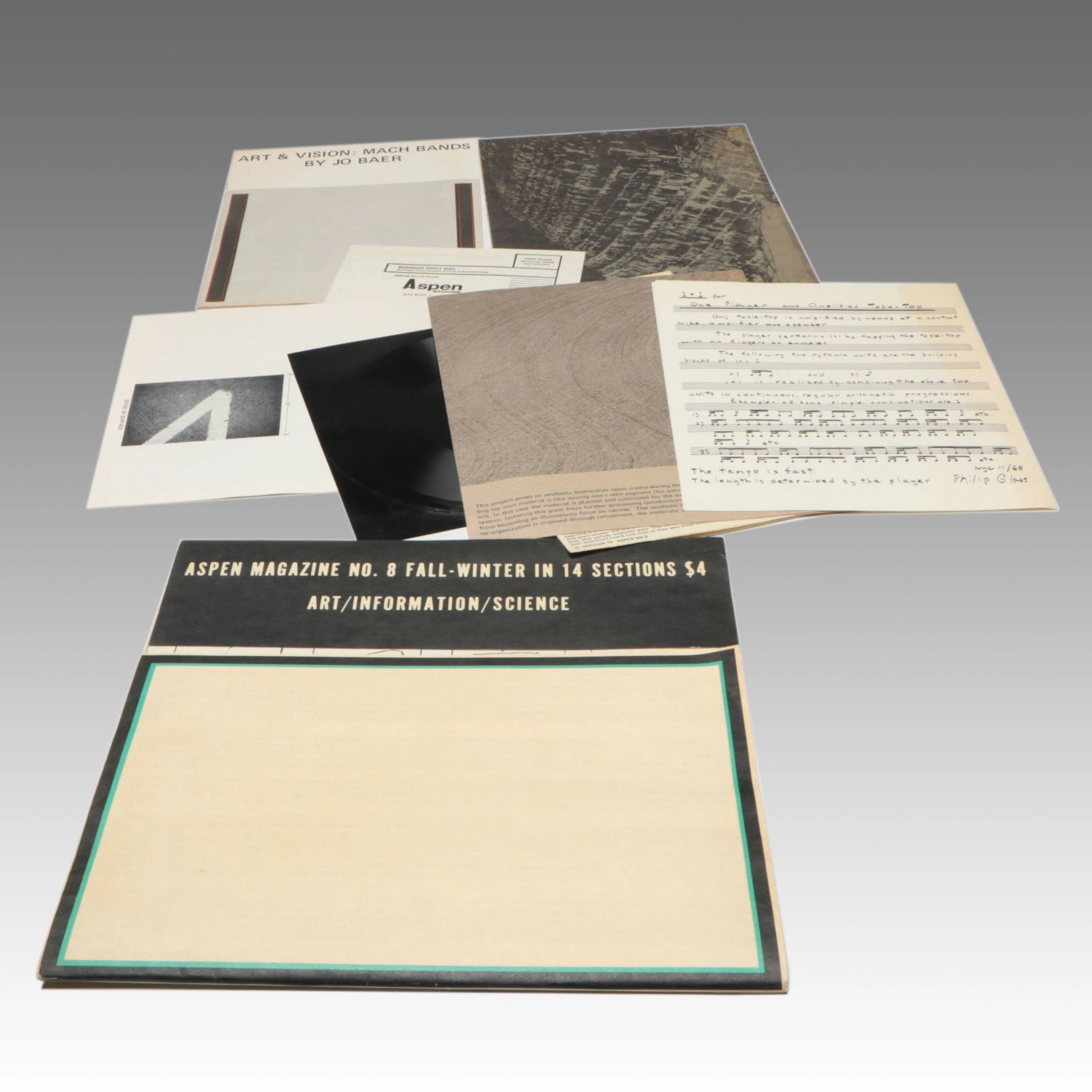 Aspen Magazine No. 8 Fall-Winter "The Fluxus Issue," 1970-1971