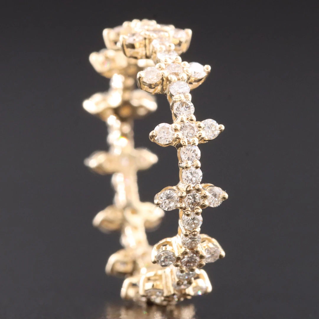 14K 1.02 CTW Diamond Eternity Band
