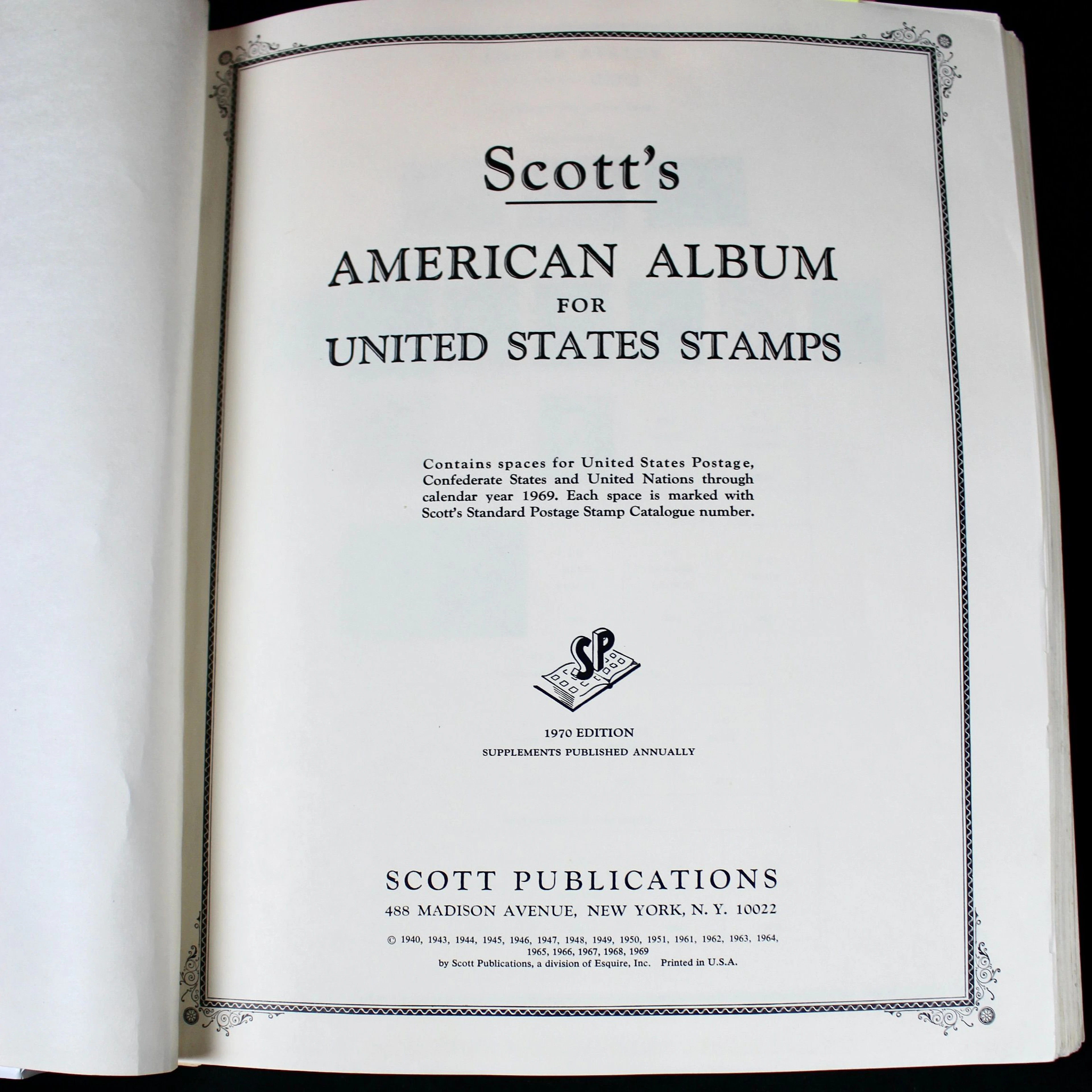 Scott's American Stamp Album, 1907 to 1980