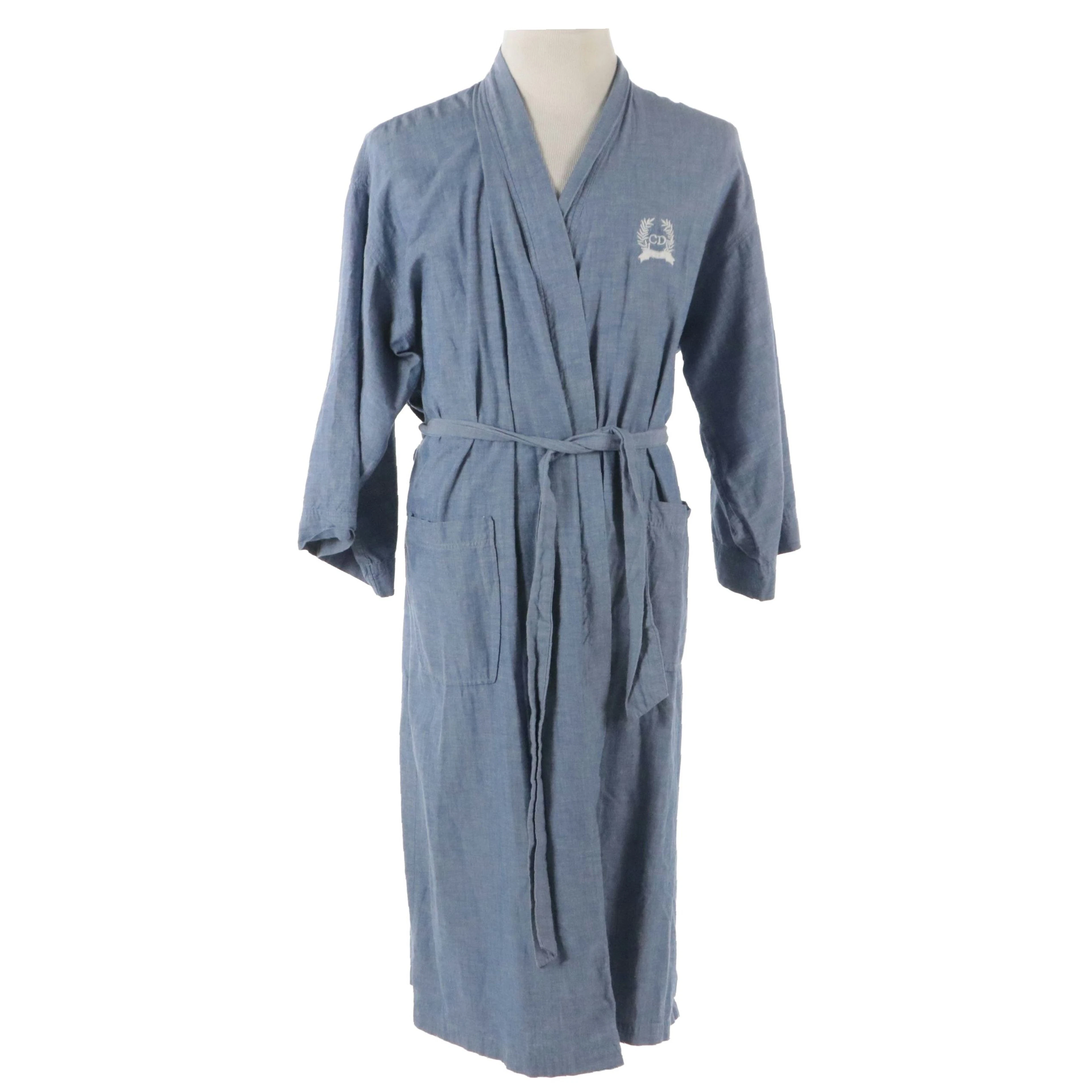 Men's Christian Dior Monsieur Cotton Robe, Vintage