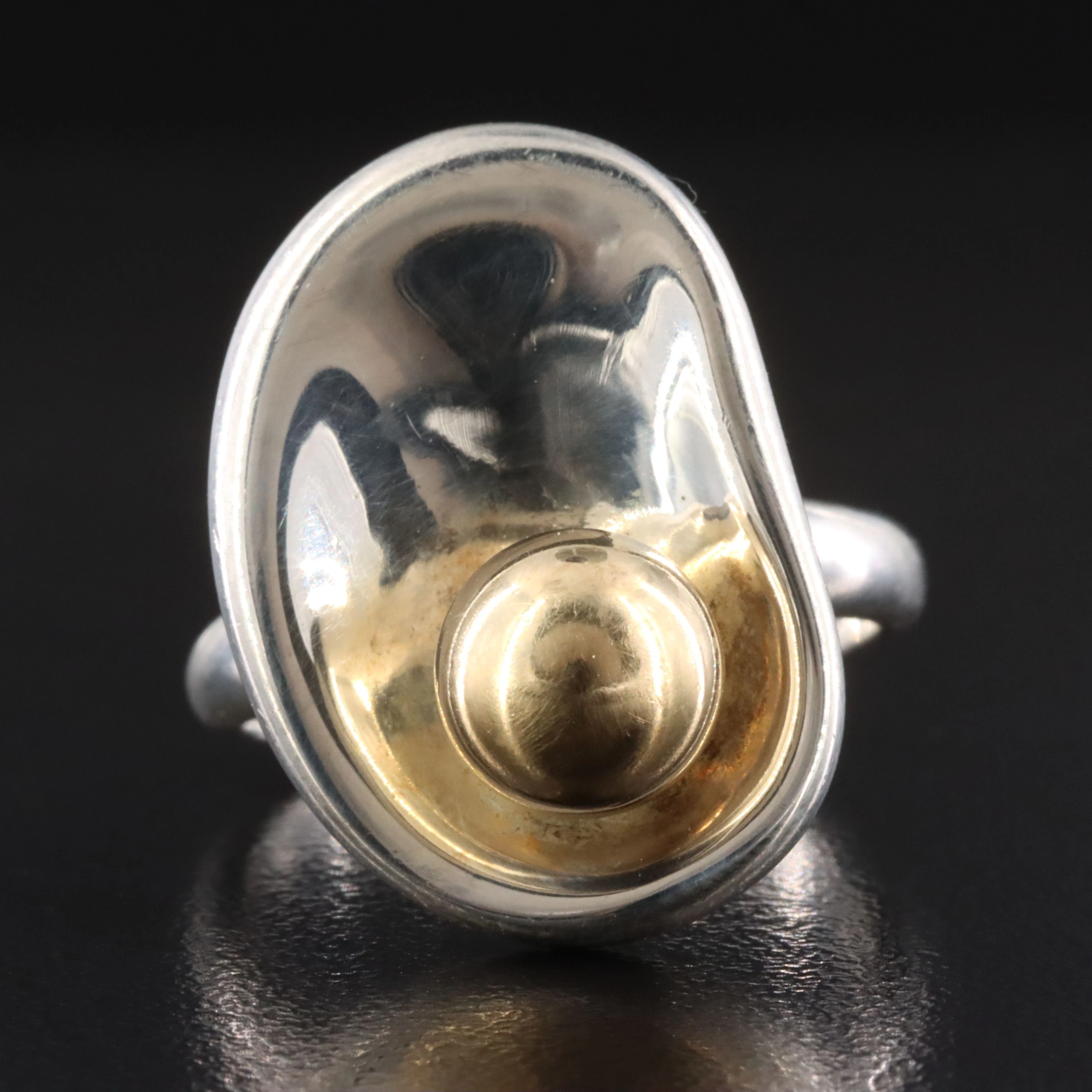 Robert Lee Morris Studio Sterling & 14K Ring
