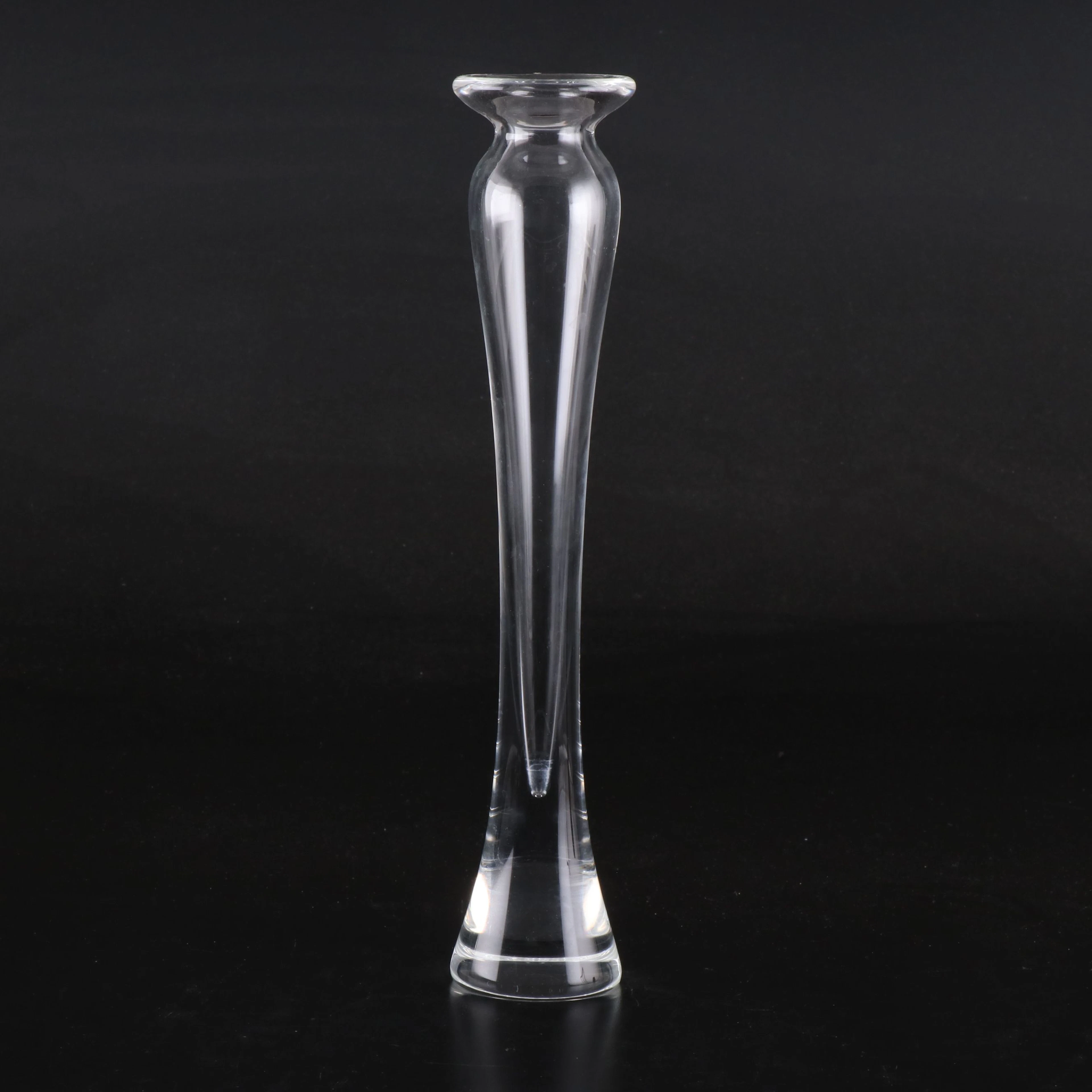 Steuben Art Glass Silhouette Bud Vase, Late 20th Century