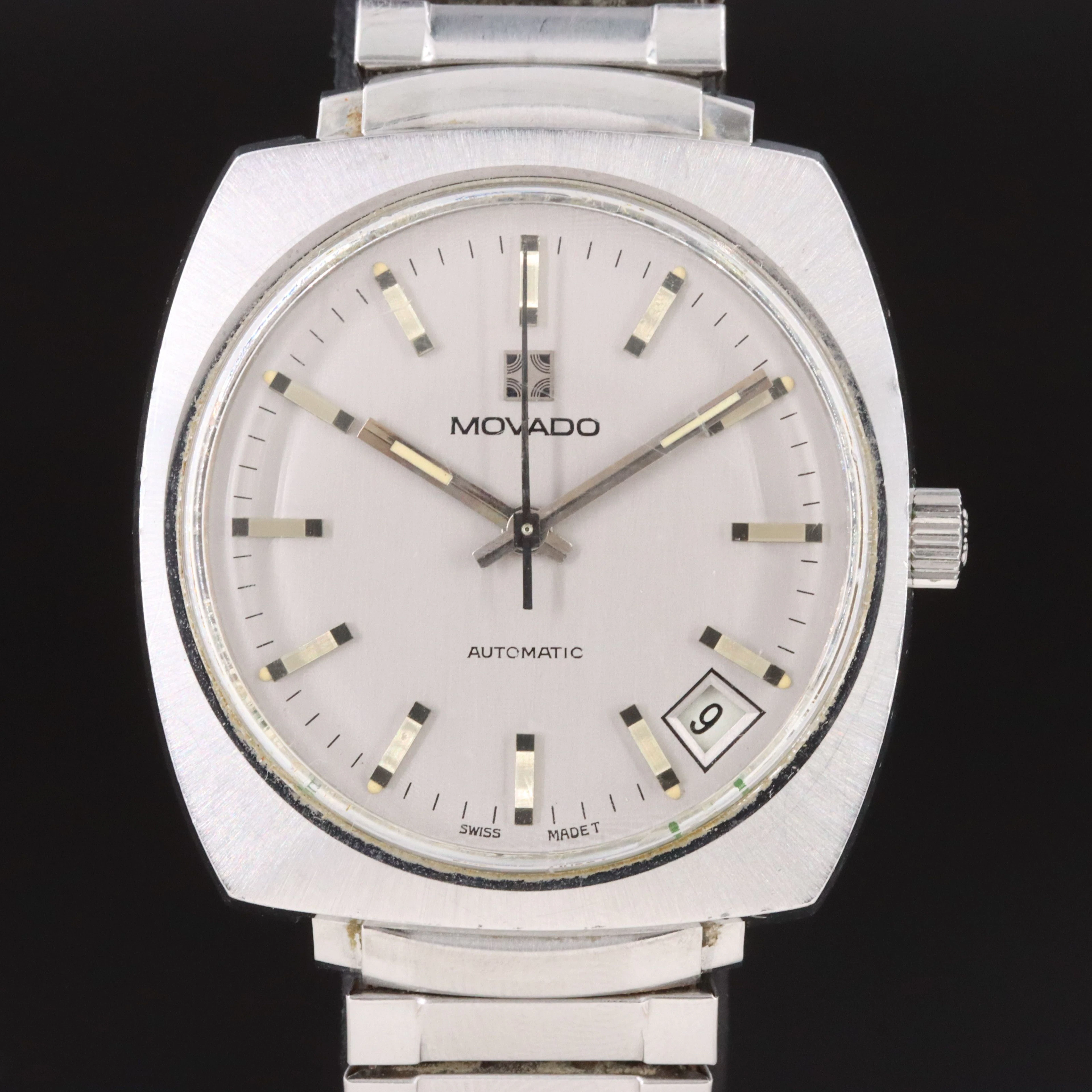 Movado-Zenith Surf Retro Stainless Steel Automatic Watch # 01.1300.380